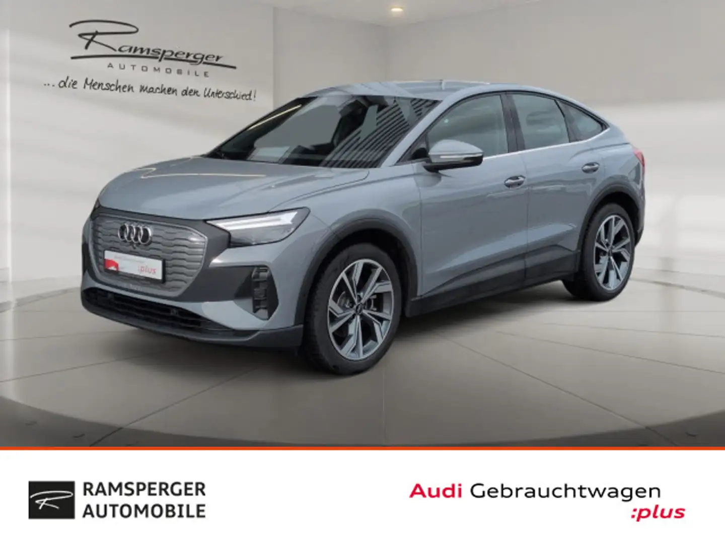 Audi Q4 e-tron LED ACC Navi HuD Kamera Grau - 1