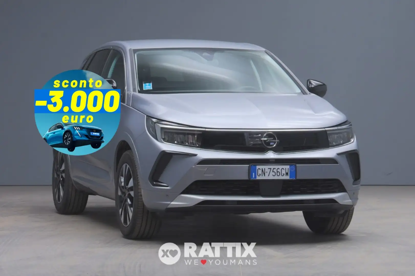 Opel Grandland 1.2 130CV Business Elegance AT8 Grigio - 1