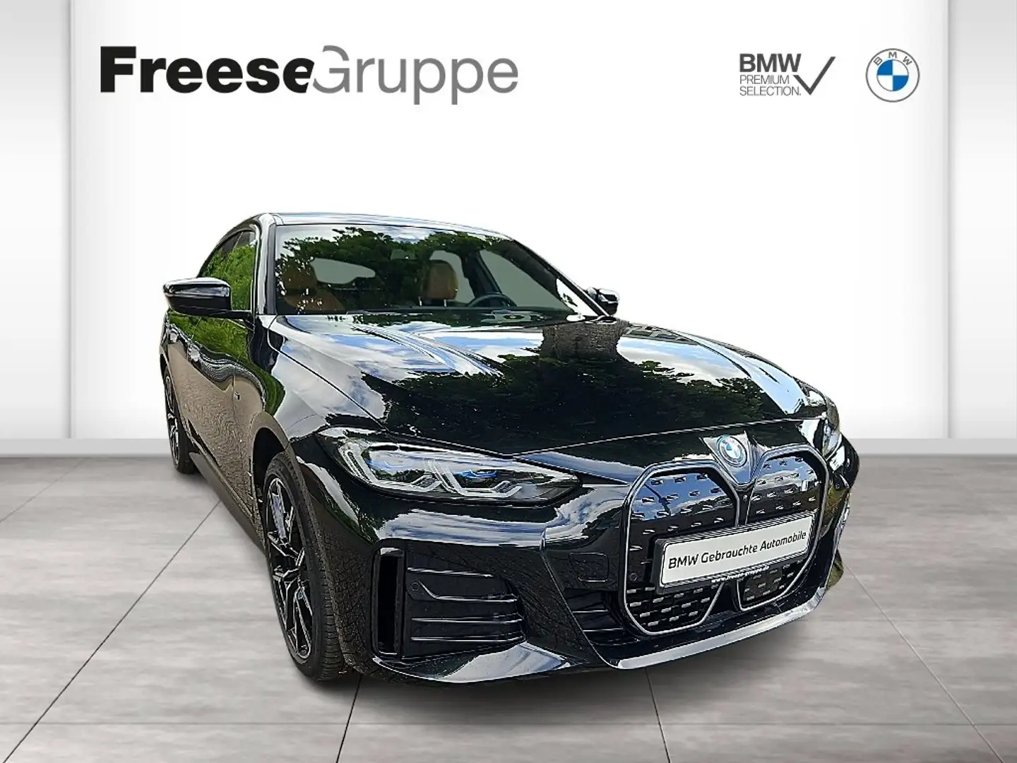 BMW i4 eDrive40 M Sportpaket HK HiFi DAB LED RFK Чорний - 1