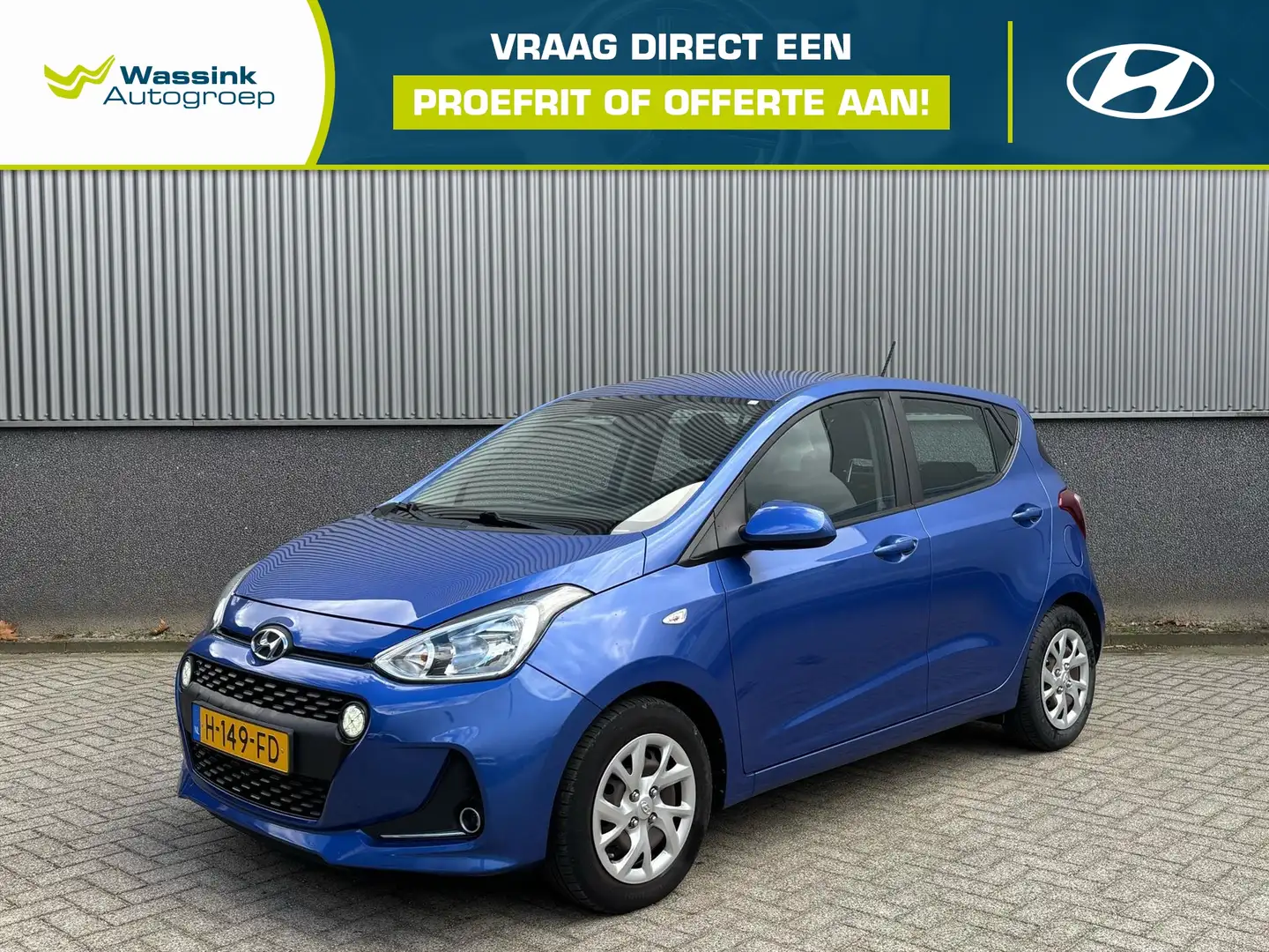 Hyundai i10 1.0i 66pk Comfort | Navigatie | Android Auto/ Appl Blauw - 1