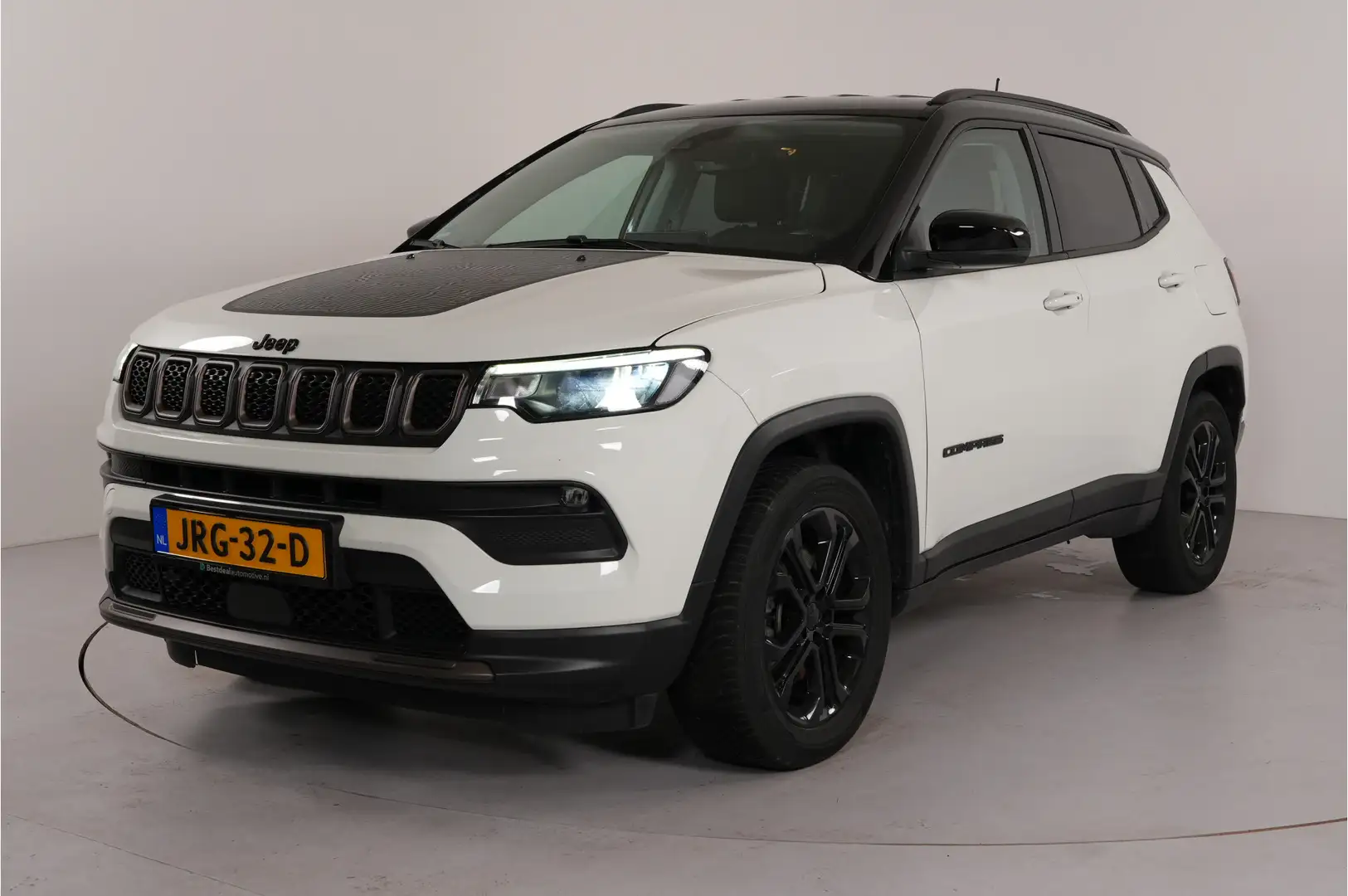 Jeep Compass 4xe 240 pk PHEV Upland | Adap. Cruise | Stl. verw. Weiß - 2