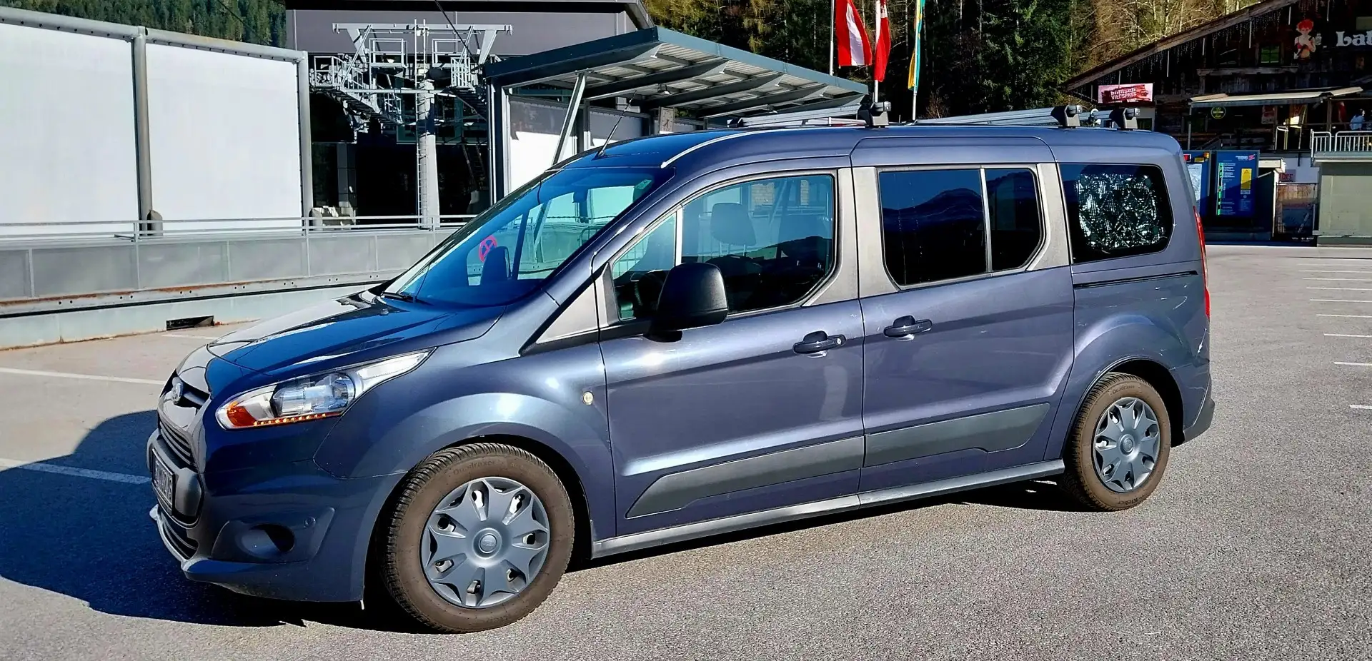 Ford Tourneo Connect Grand 1.6 TDCI TREND: Heckauszug&Schlafsystem+AHK Blau - 2