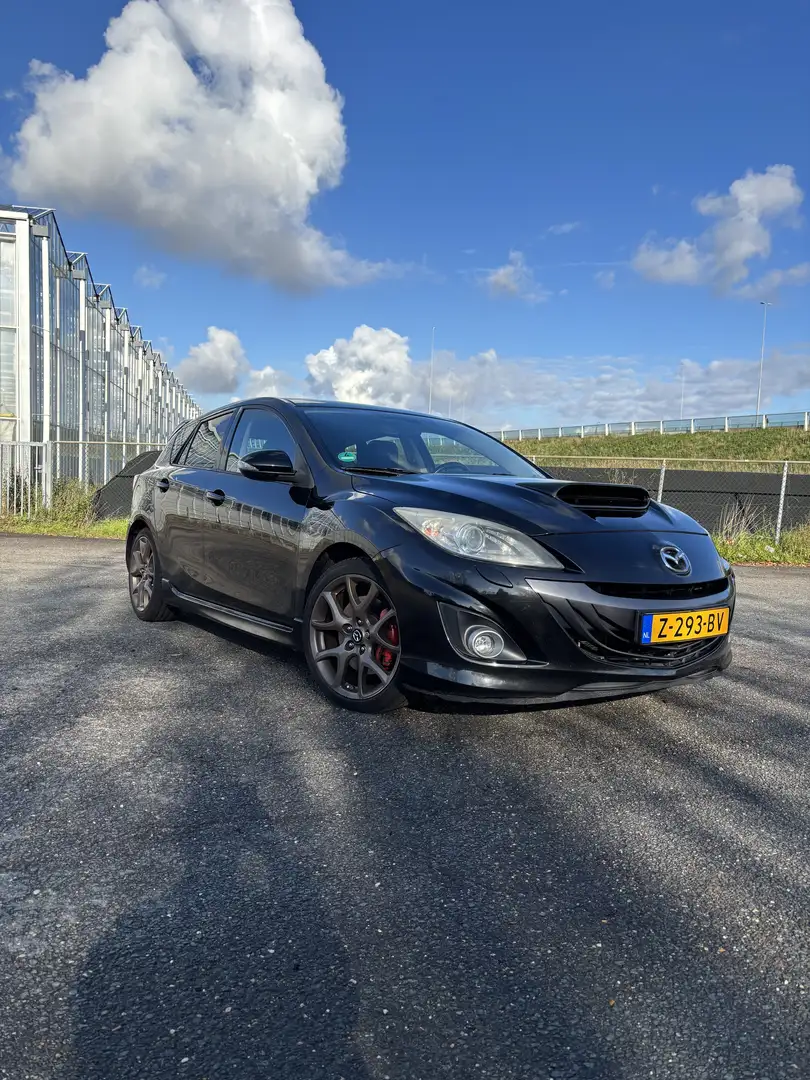 Mazda 3 2.3 DiSi Turbo MPS Zwart - 2