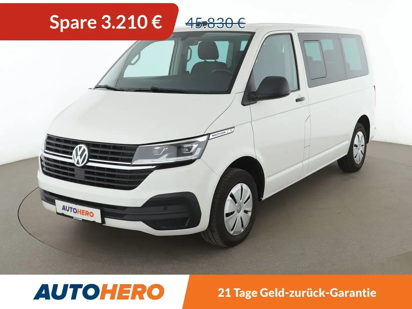 Volkswagen T6 Multivan 2.0 TDI Trendline FWD Aut.*CARPLAY*LED*PDC*SHZ* Weiß - 1