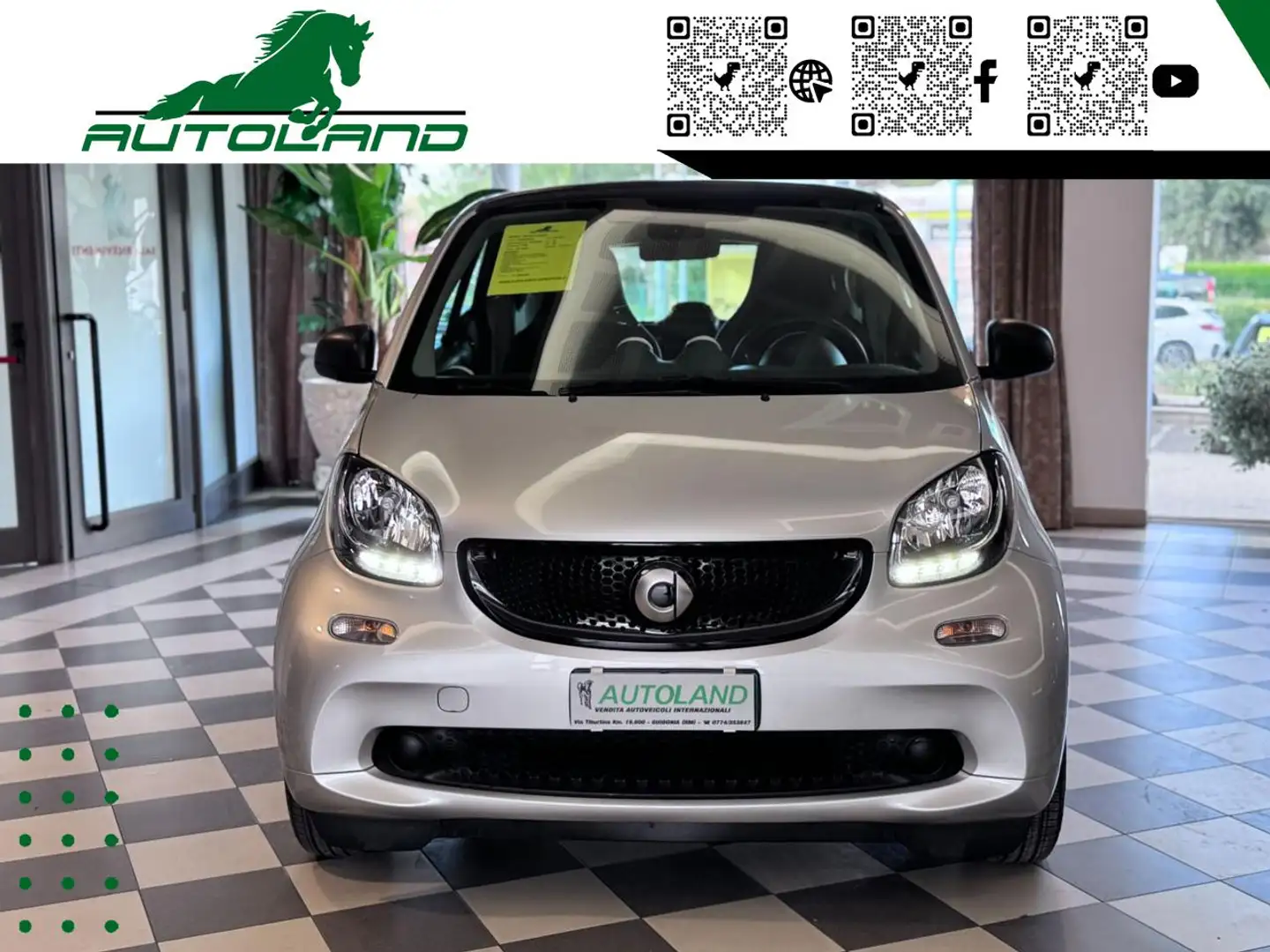 smart forTwo 70 1.0 Youngster Automatica Tagliandi Mercedes Argento - 2