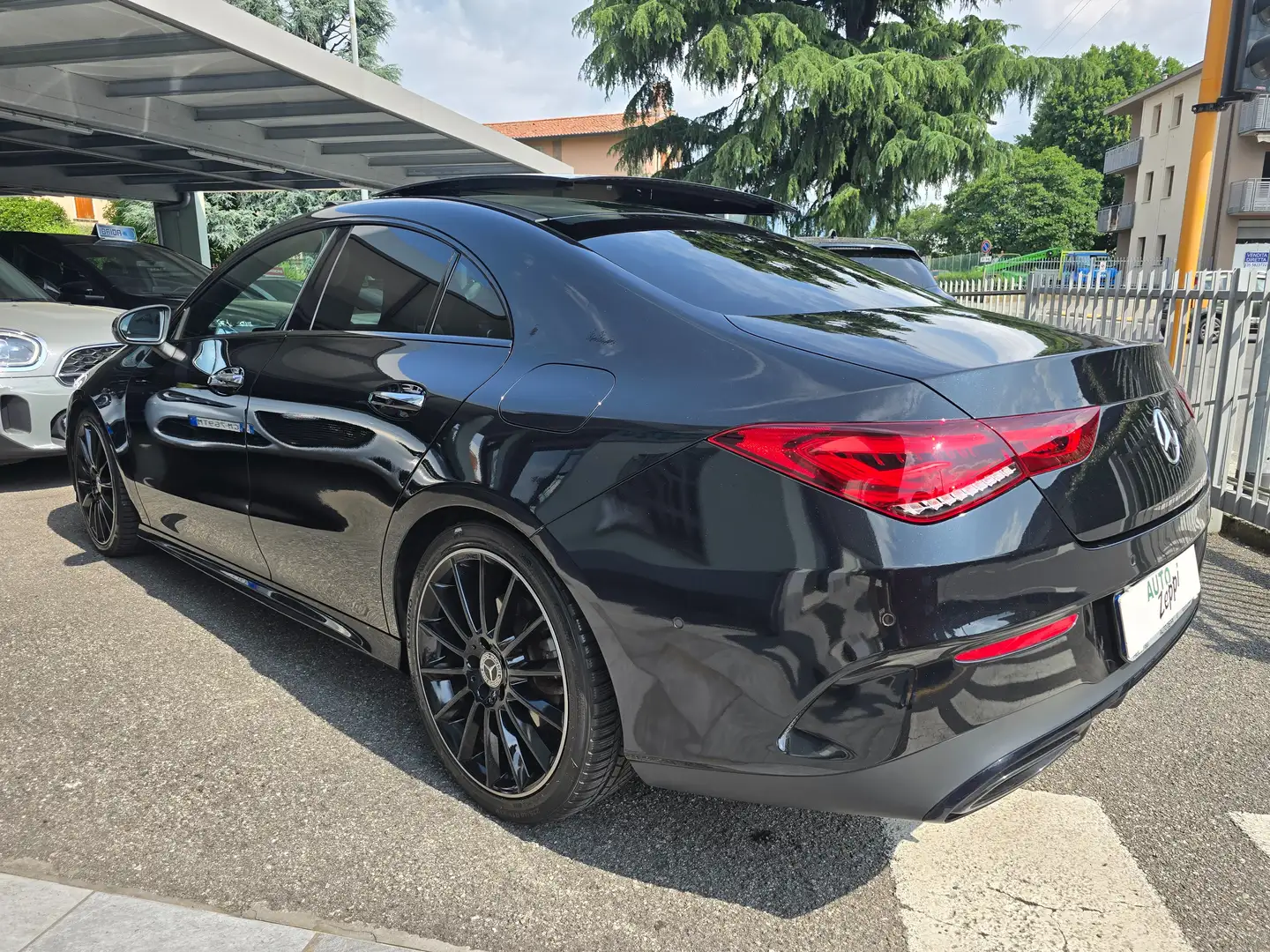 Mercedes-Benz CLA 220 Coupe 2.0 190cv Premium 4matic/TETTO+19+CAMERA 360 Fekete - 2
