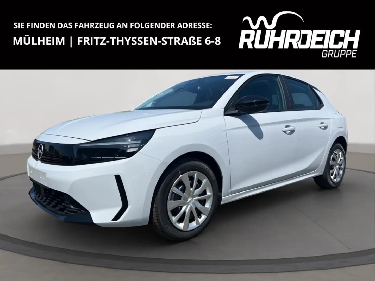 Opel Corsa F Edition 1.2 Turbo EU6 LED Apple CarPlay Android Blanc - 1