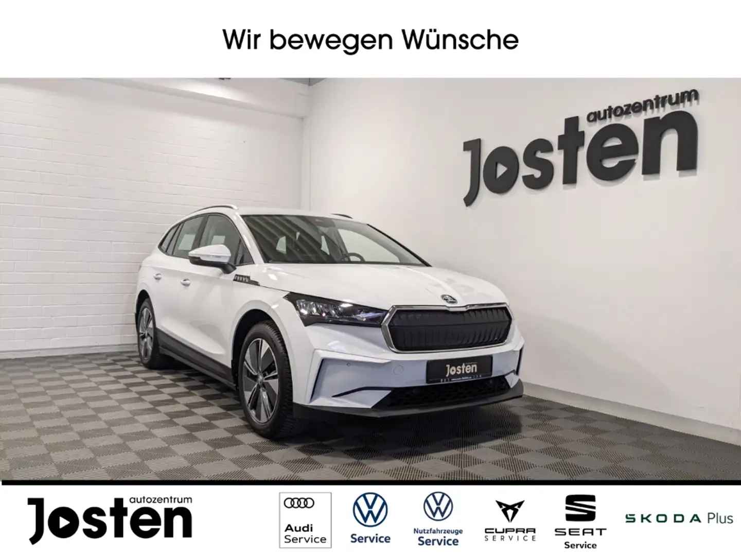 Skoda Enyaq 60 Loft Wärmepumpe Navi CarPlay Laura Blanc - 1