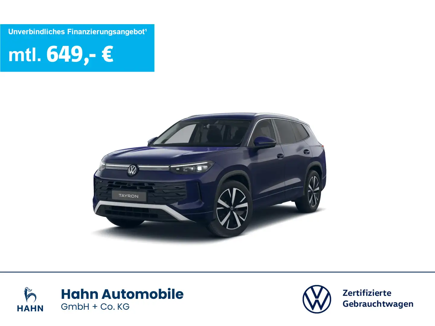 Volkswagen Tayron 1.5eTSIDSG Life LED AHK Navi H&K 360° APP Mauve - 1
