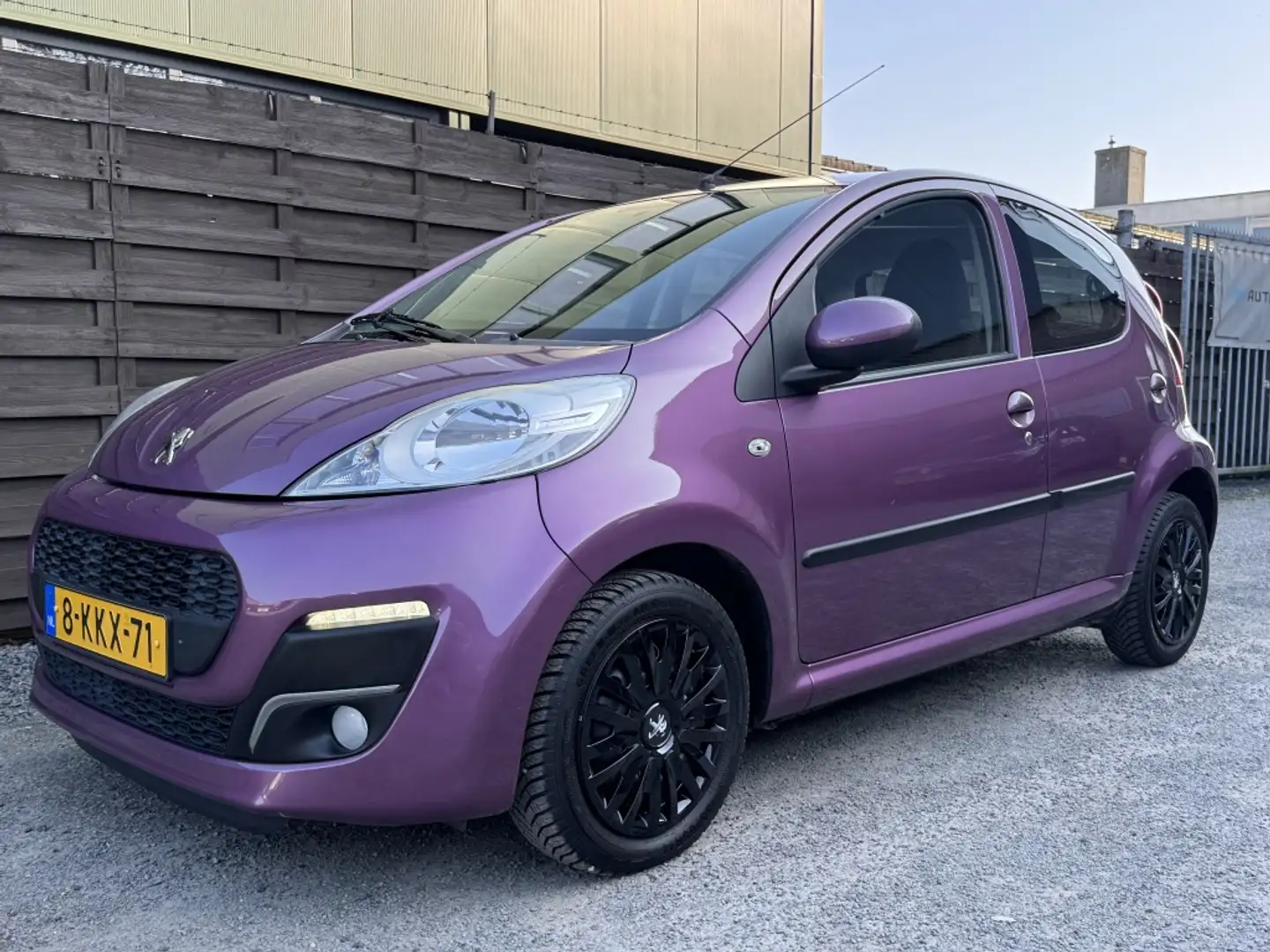 Peugeot 107 1.0 Active / LED / AC / EL-ramen / NAP Paars - 2