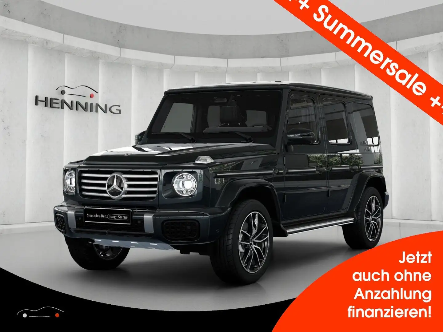 Mercedes-Benz G 450 d AMG Distro Burm Sthzg 360° AHK Totw. 20" Чорний - 1