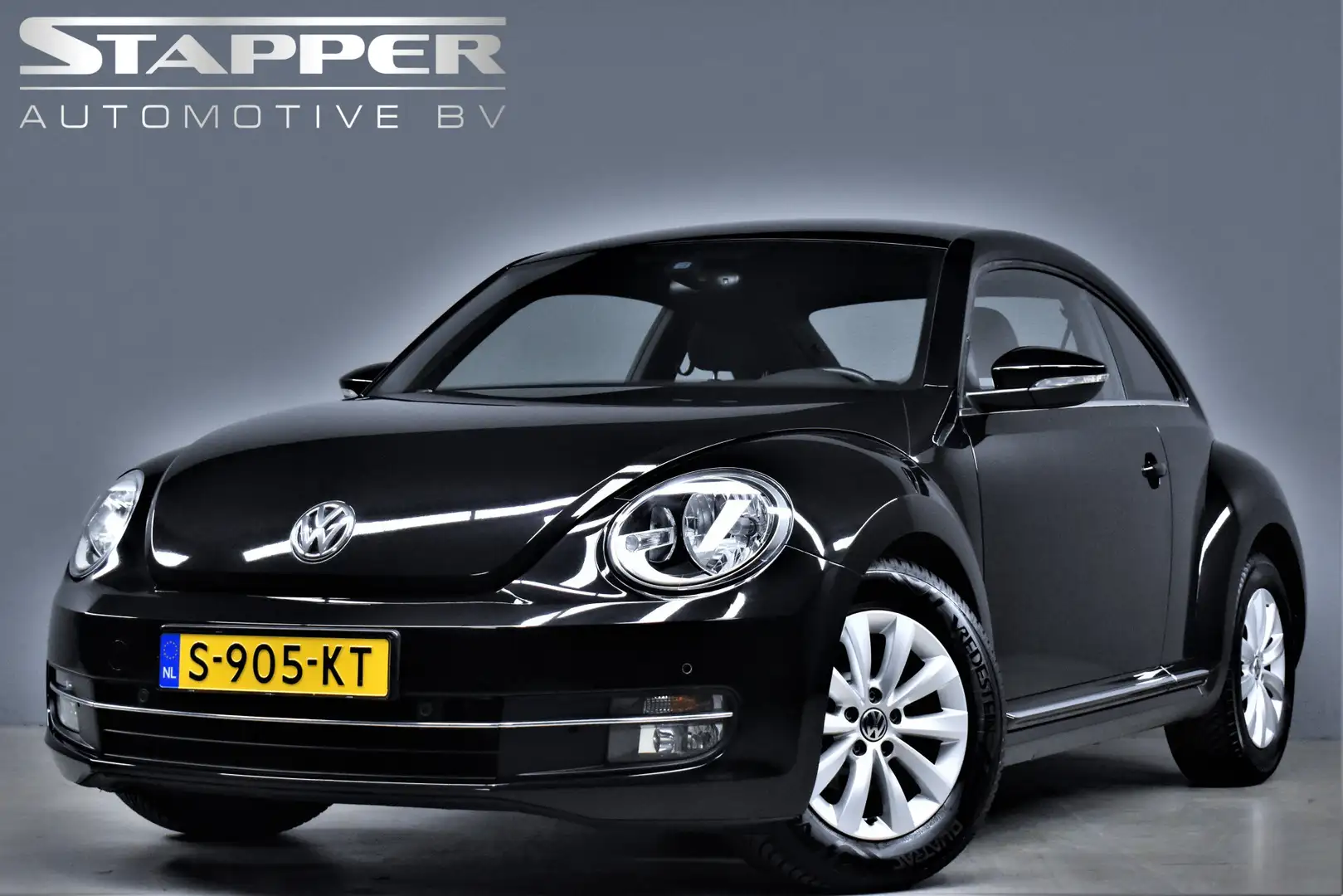 Volkswagen Beetle 1.2 TSI 105pk Design CarPlay/Climate/Cruise/Stoelv Zwart - 1