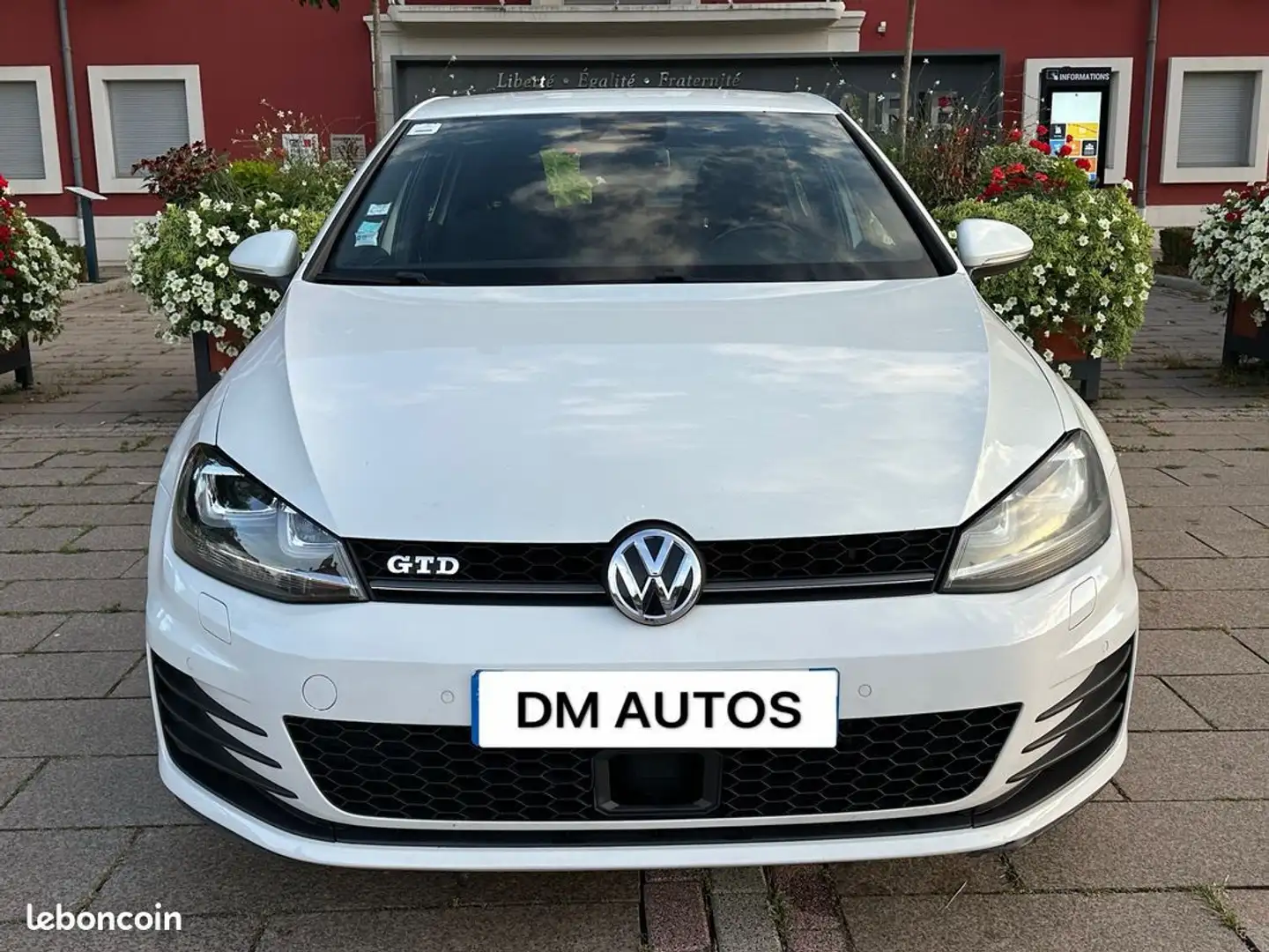 Volkswagen Golf 7 GTD 2.0 tdi 184 ch Blanc - 2