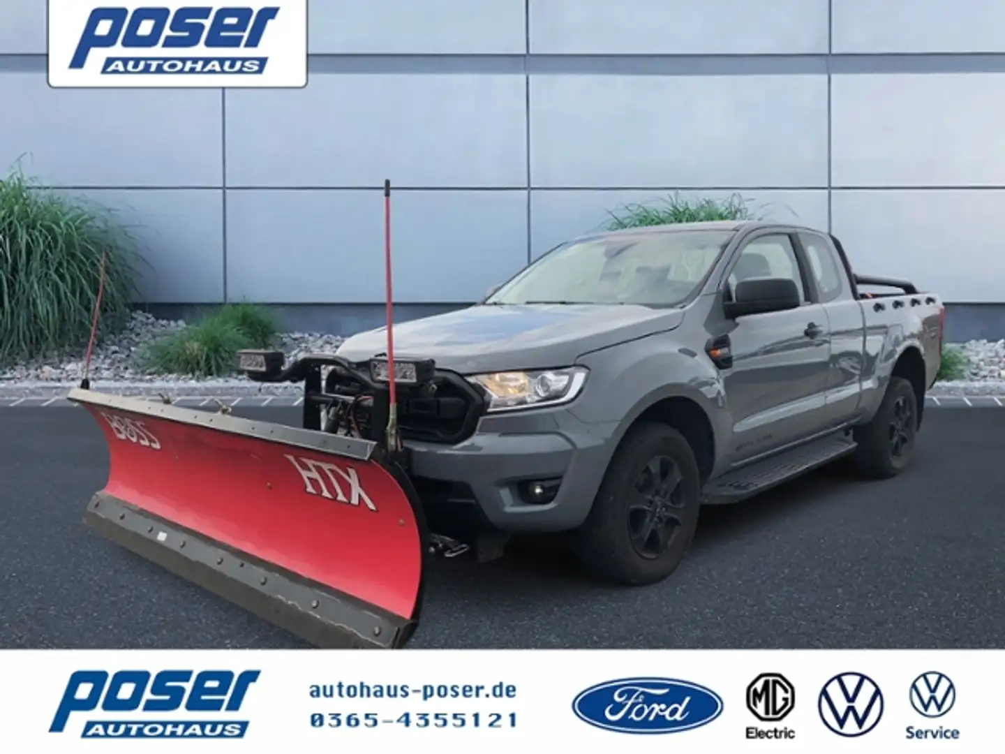 Ford Ranger Wolftrak Extrakabine 4x4 KLIMA NAVI ALU Grau - 1