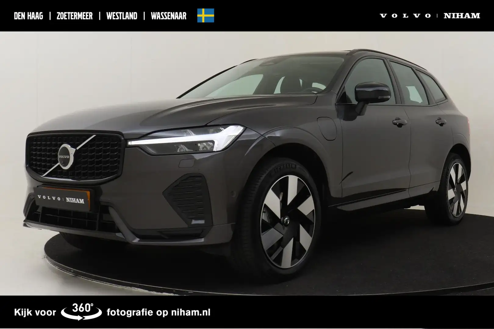 Volvo XC60 T6 PLUG-IN HYBRID AWD ULTRA DARK -PANO.DAK|HEAD-UP Gris - 1