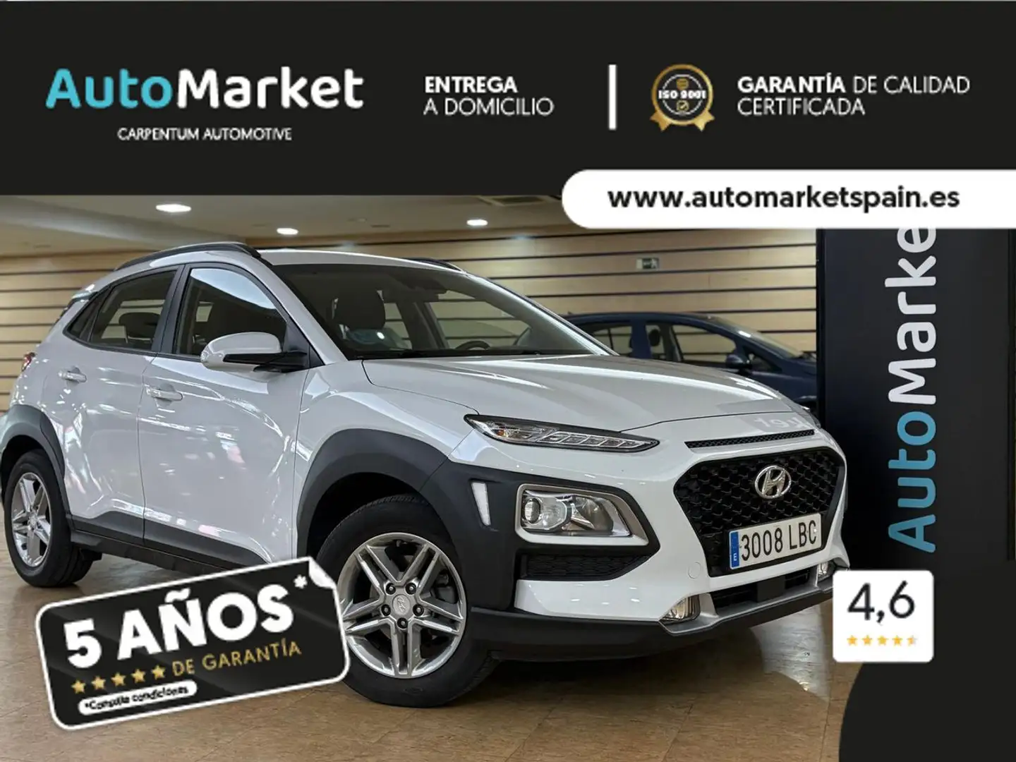 Hyundai KONA 1.0 TGDI Klass 4x2 Blanco - 1