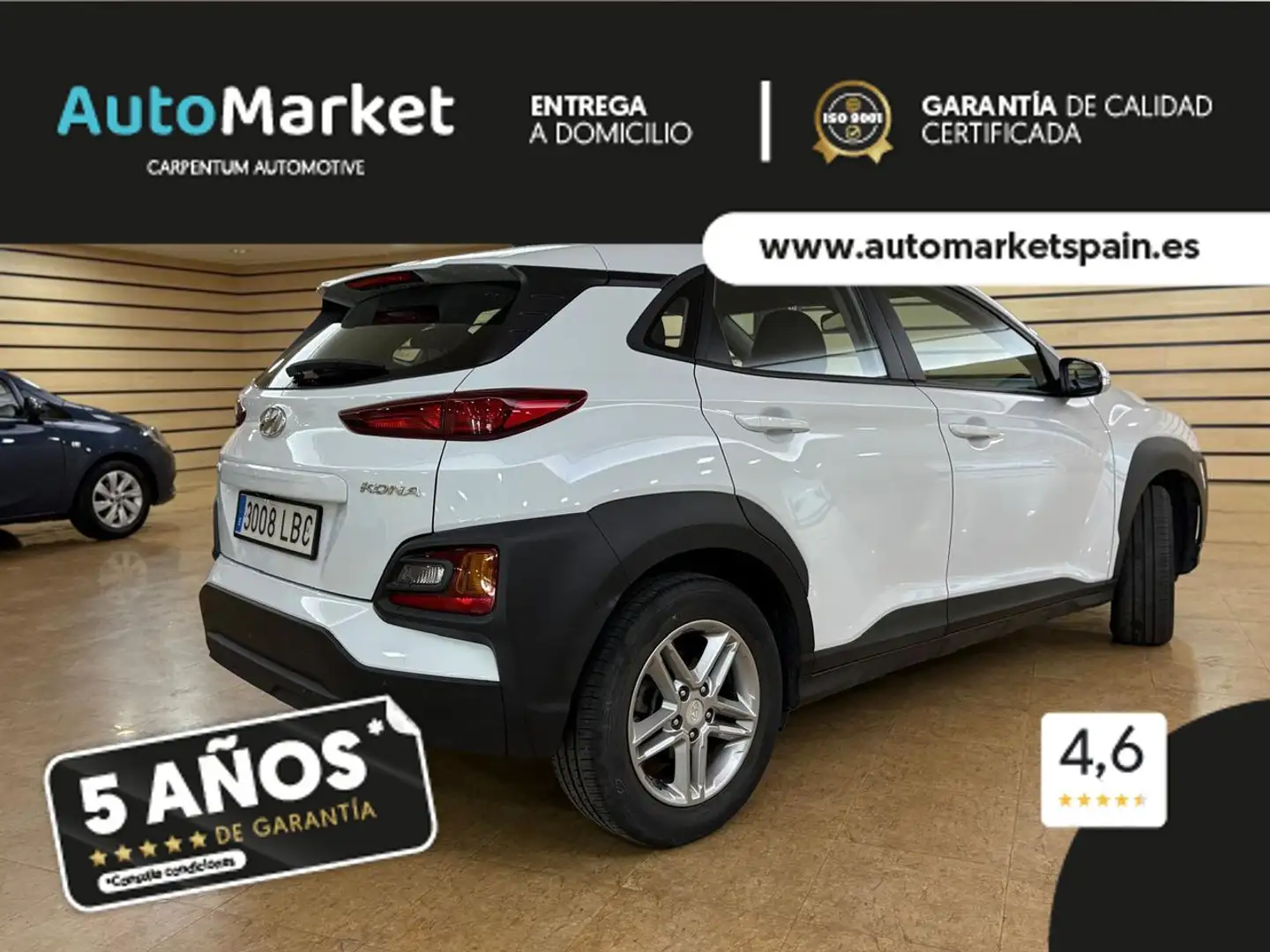 Hyundai KONA 1.0 TGDI Klass 4x2 Blanco - 2