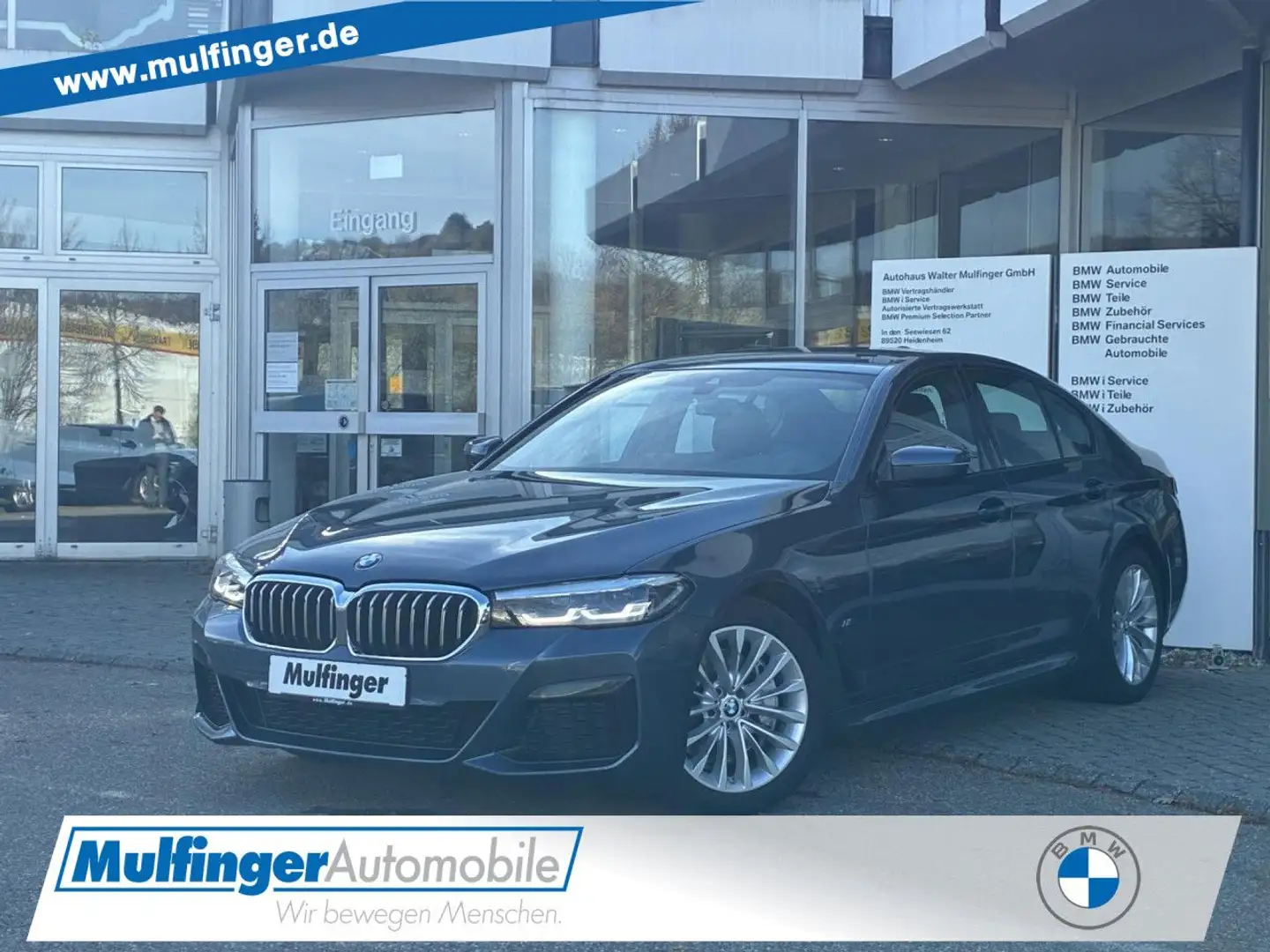 BMW 530 d M Sport Kamera LiveProf Tempo.Sitzh.ParkAss Blau - 1
