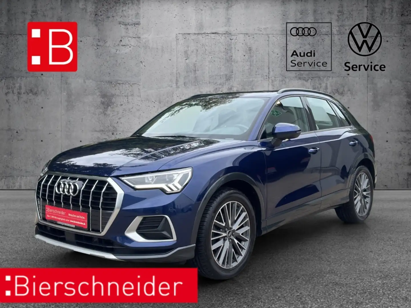 Audi Q3 35 TDI S tronic advanced 19 PANO ACC AHK VIRTUAL N Blau - 1