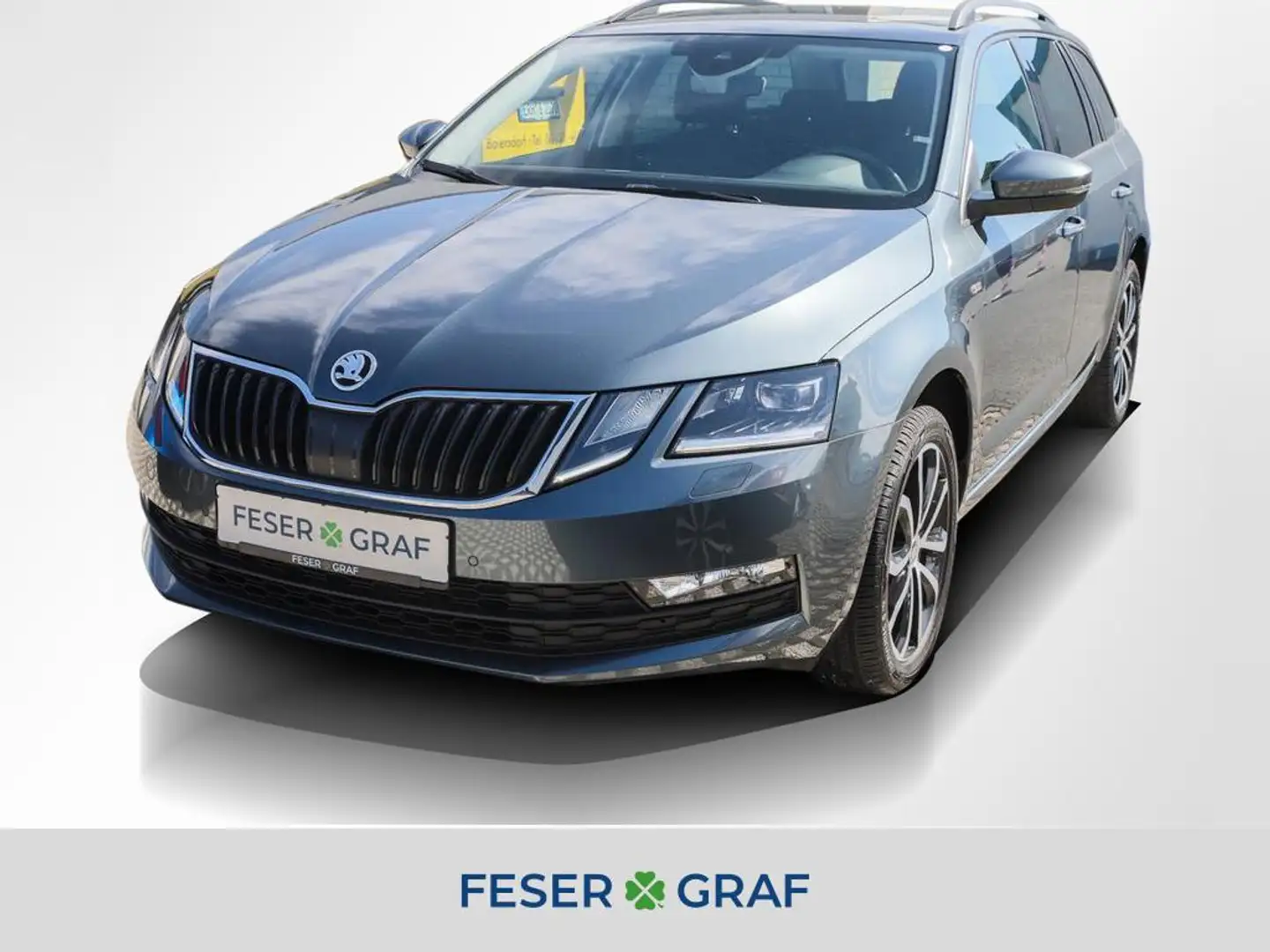 Skoda Octavia Combi 2.0 TDI Ambition DSG AHK LED Navi Gris - 1