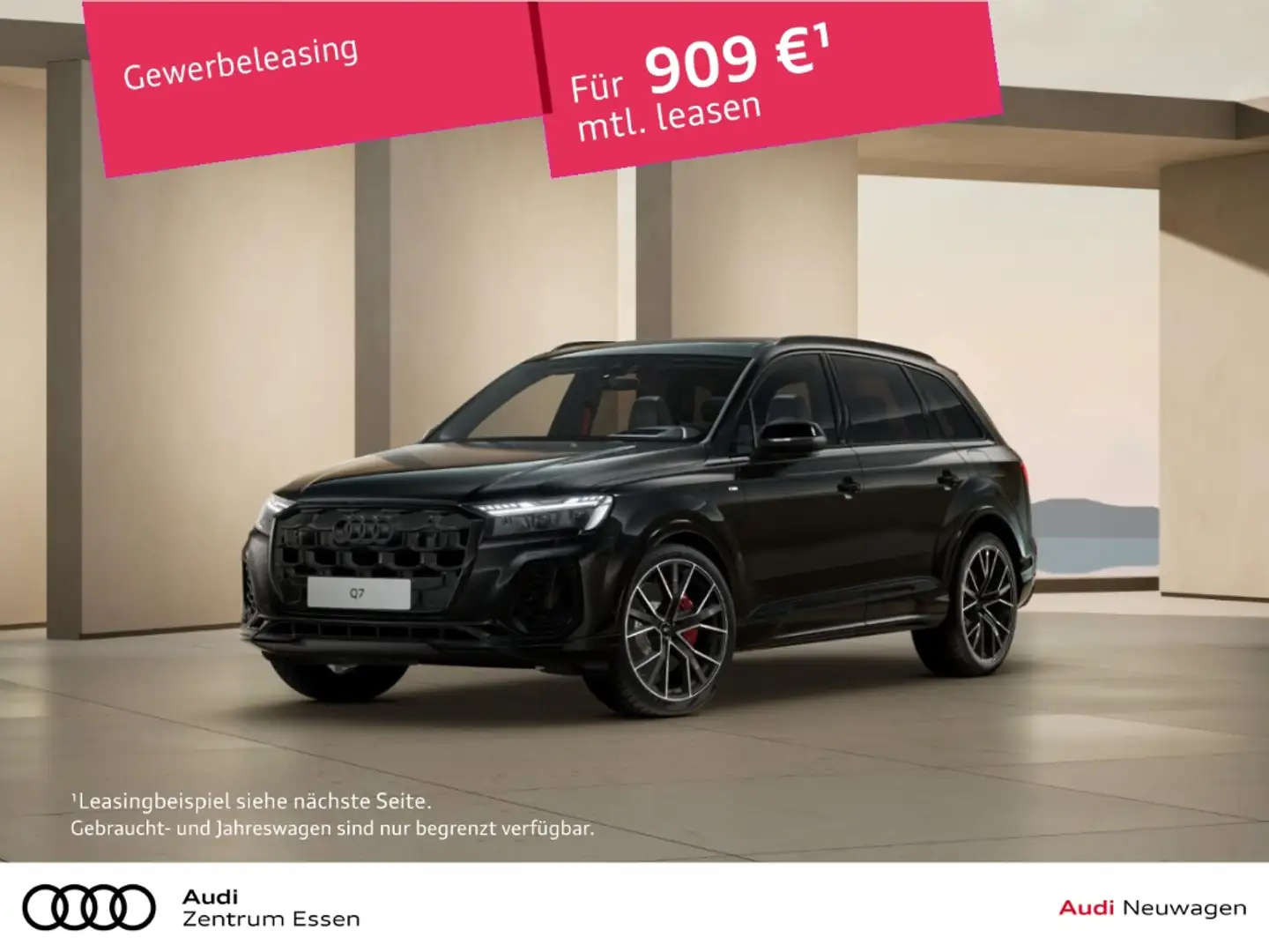 Audi Q7 SUV 55 TFSI E QUATTRO S LINE LED PANO AHK B&O Schwarz - 1