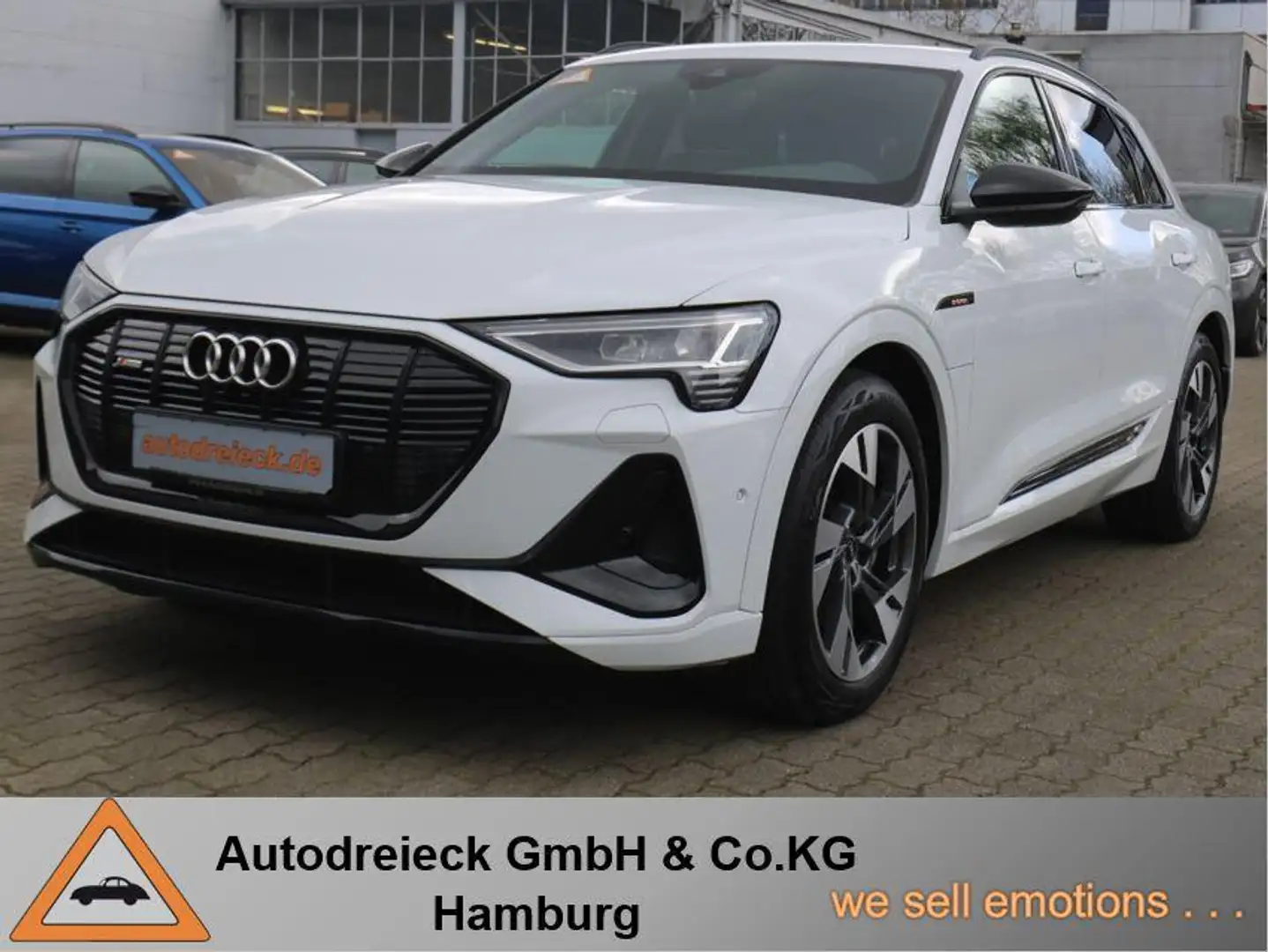 Audi e-tron 50 2x S line ACC AHK BLACK 20Z KAMERA Weiß - 1