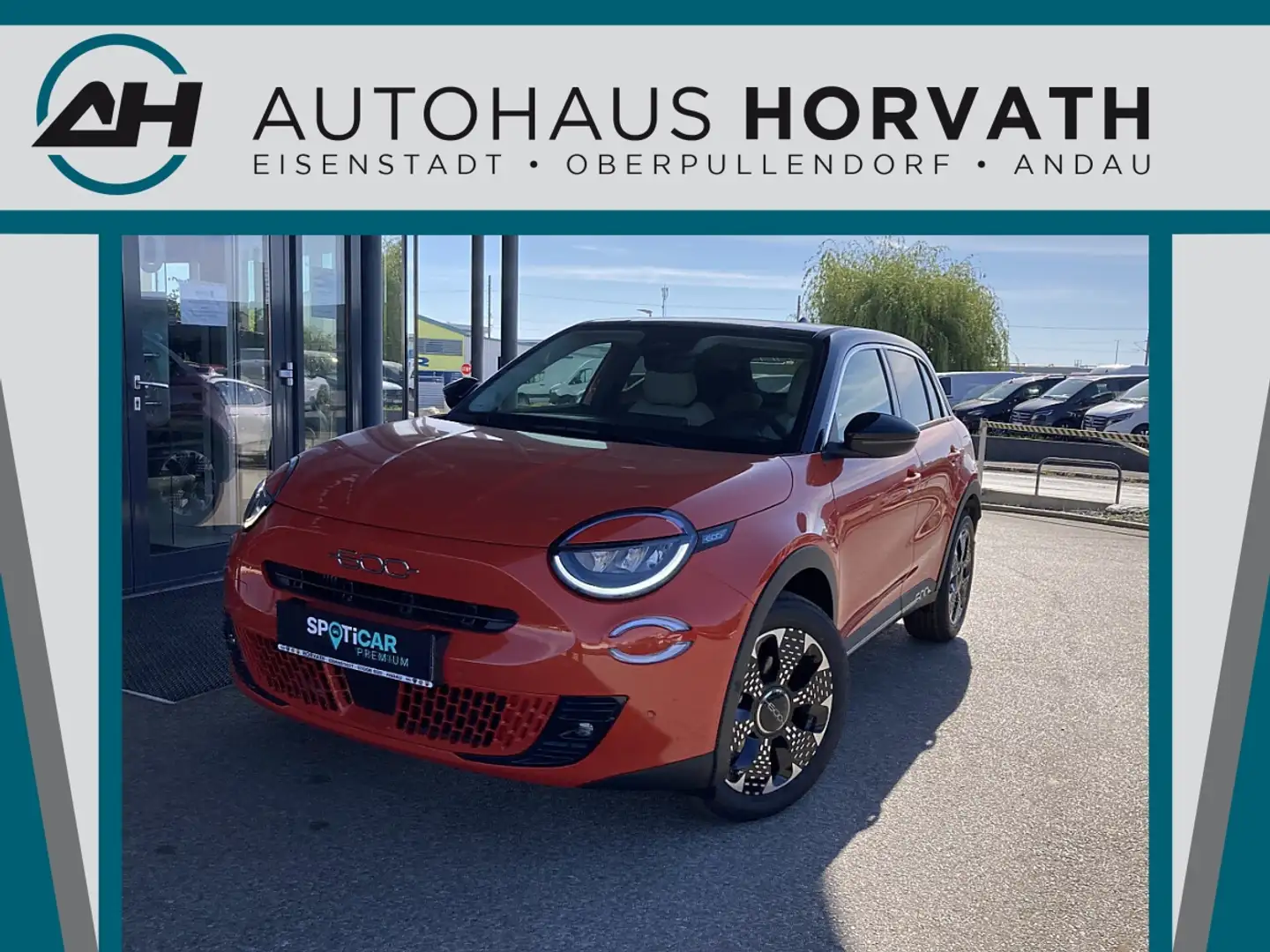 Fiat 600 Hybrid mHEV 110 6-Gang eDCT La Prima Orange - 1