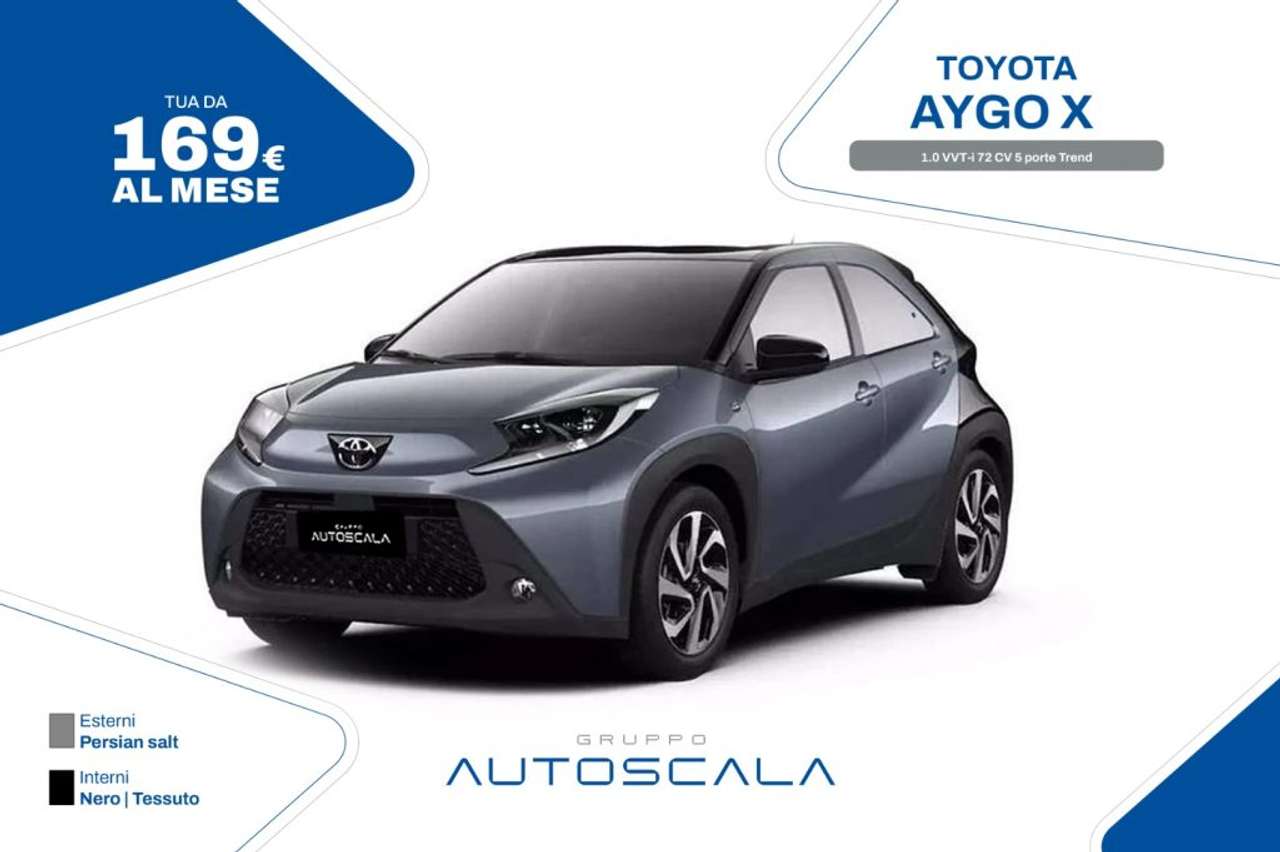 Toyota Aygo X 1.0 VVT-i 72 CV 5 porte Trend