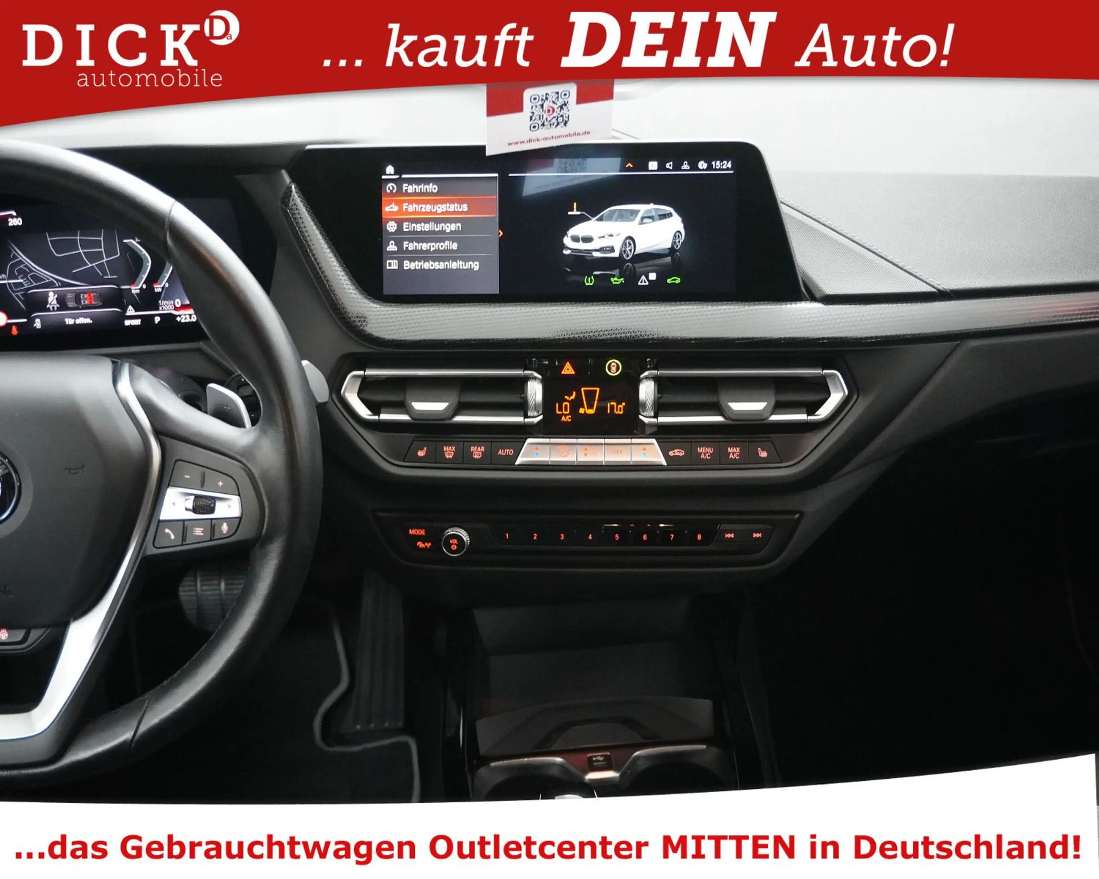 BMW 120 i Aut Sport Line MEMO+VIRTU+PROF+KAM+H&K+LED+ — photo 14