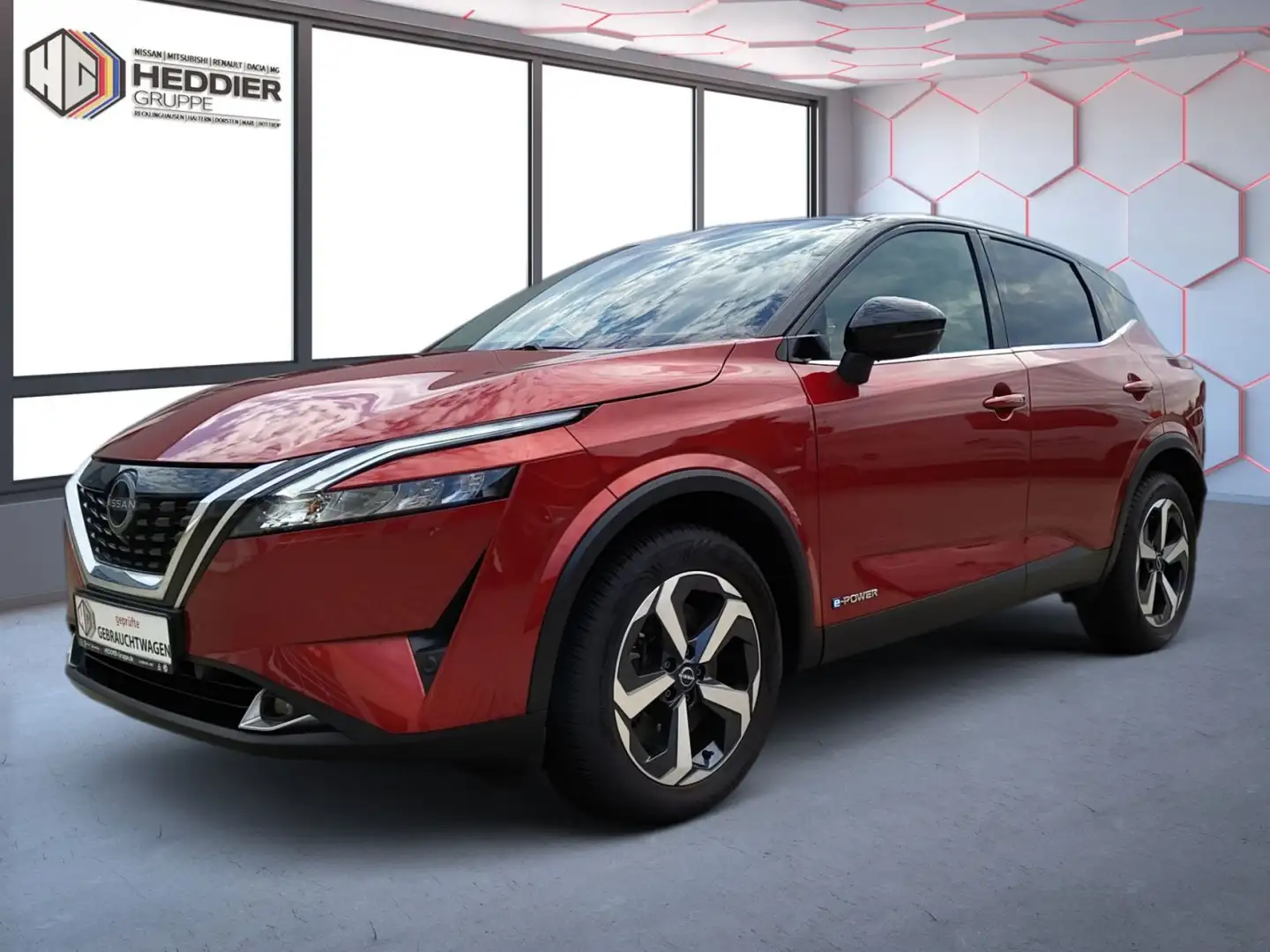 Nissan Qashqai N-Connecta e-Power*NAVI*KAMERA*PDC*SHZ*A Rosso - 1
