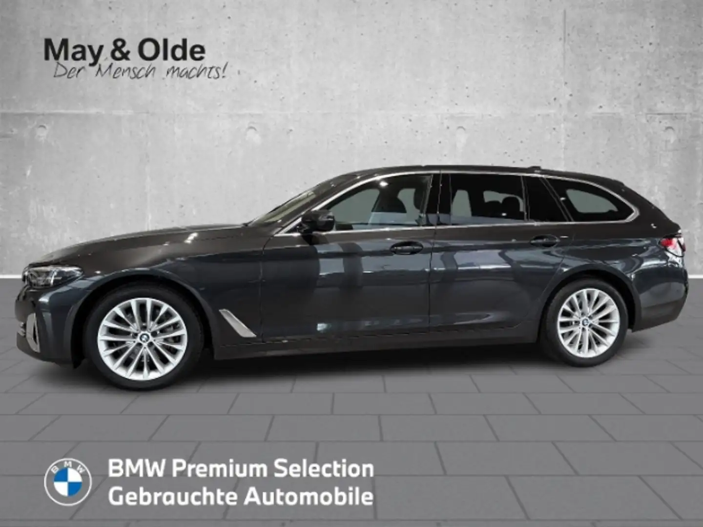 BMW 530 d Luxury AHK ACC RFK LED LEDER Digitales Cockpit E Grijs - 2