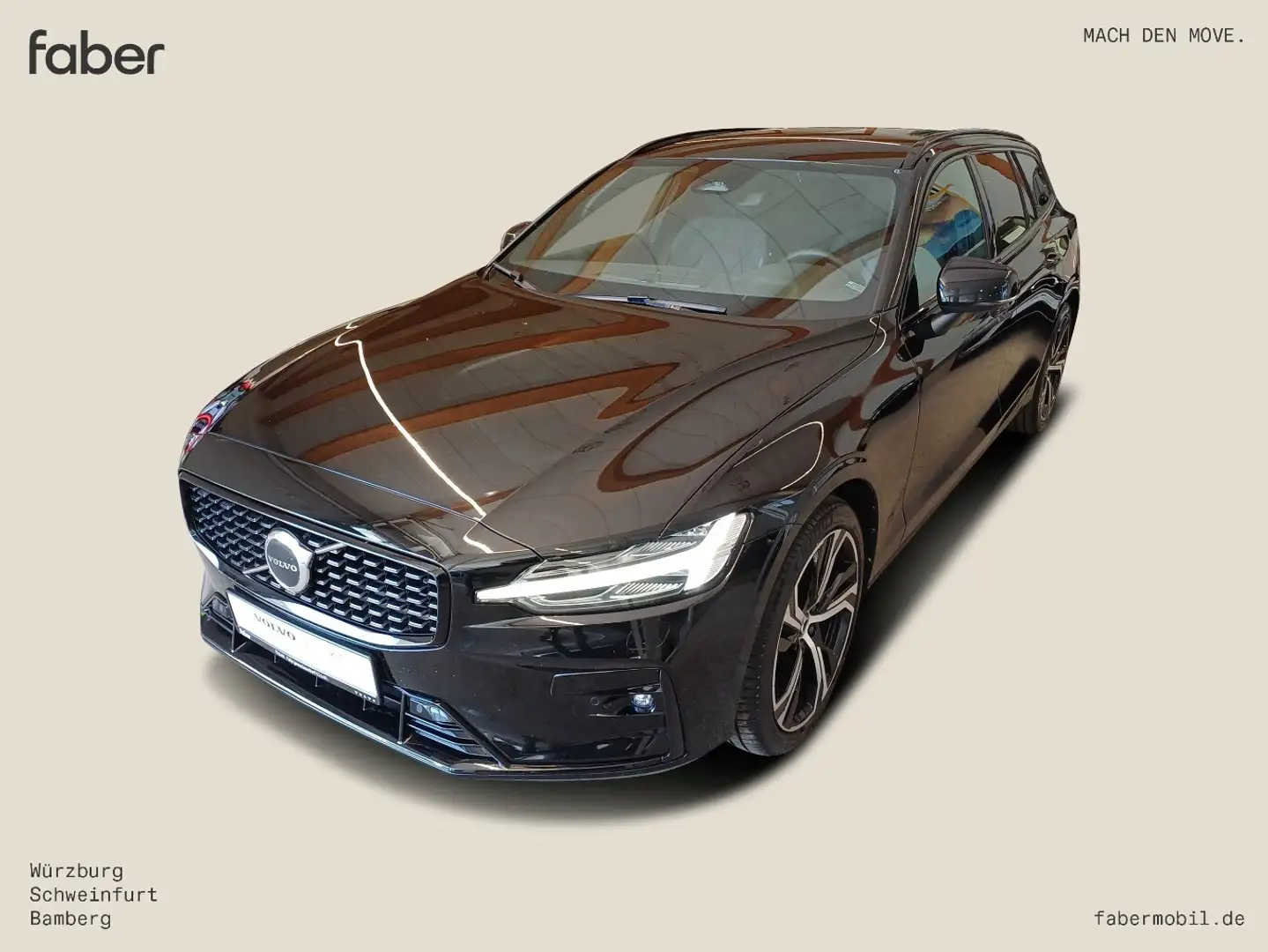 Volvo V60 B4 Diesel Plus Dark Noir - 2