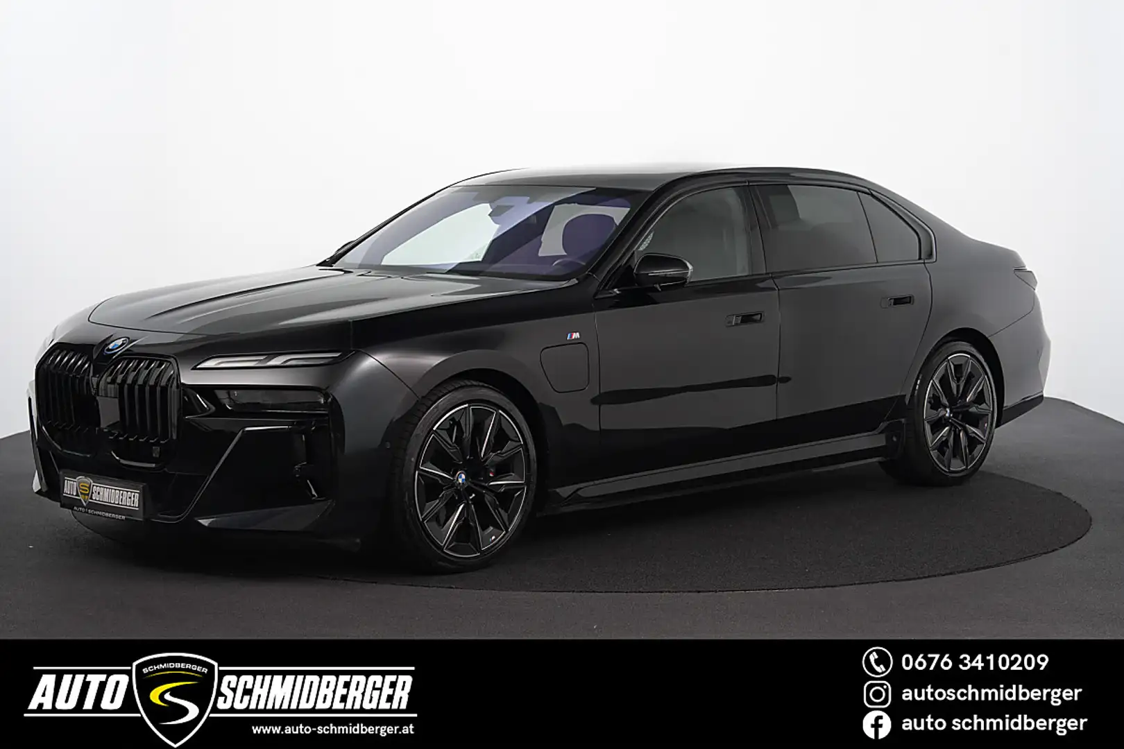 BMW 750 e xDrive*M-SPORT PRO*SHADOW-LINE*PANORAMA-SKY*AHK Schwarz - 1