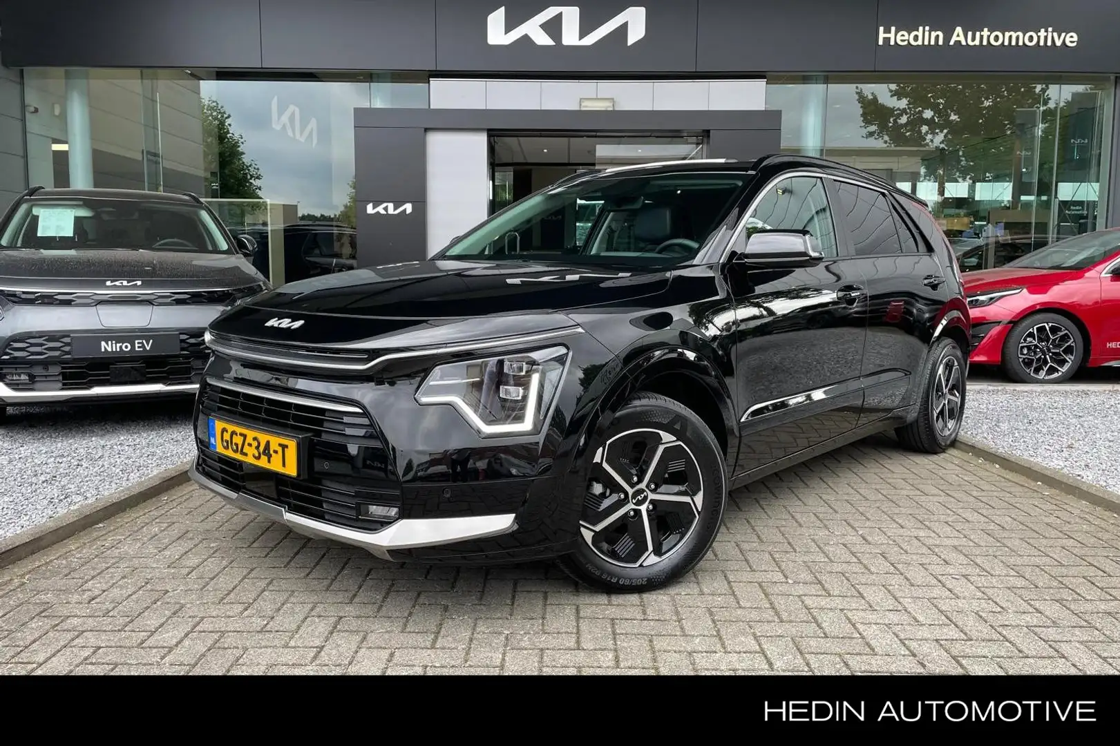 Kia Niro 1.6 GDi Hybrid DynamicPlusLine | Climate Control | Zwart - 1