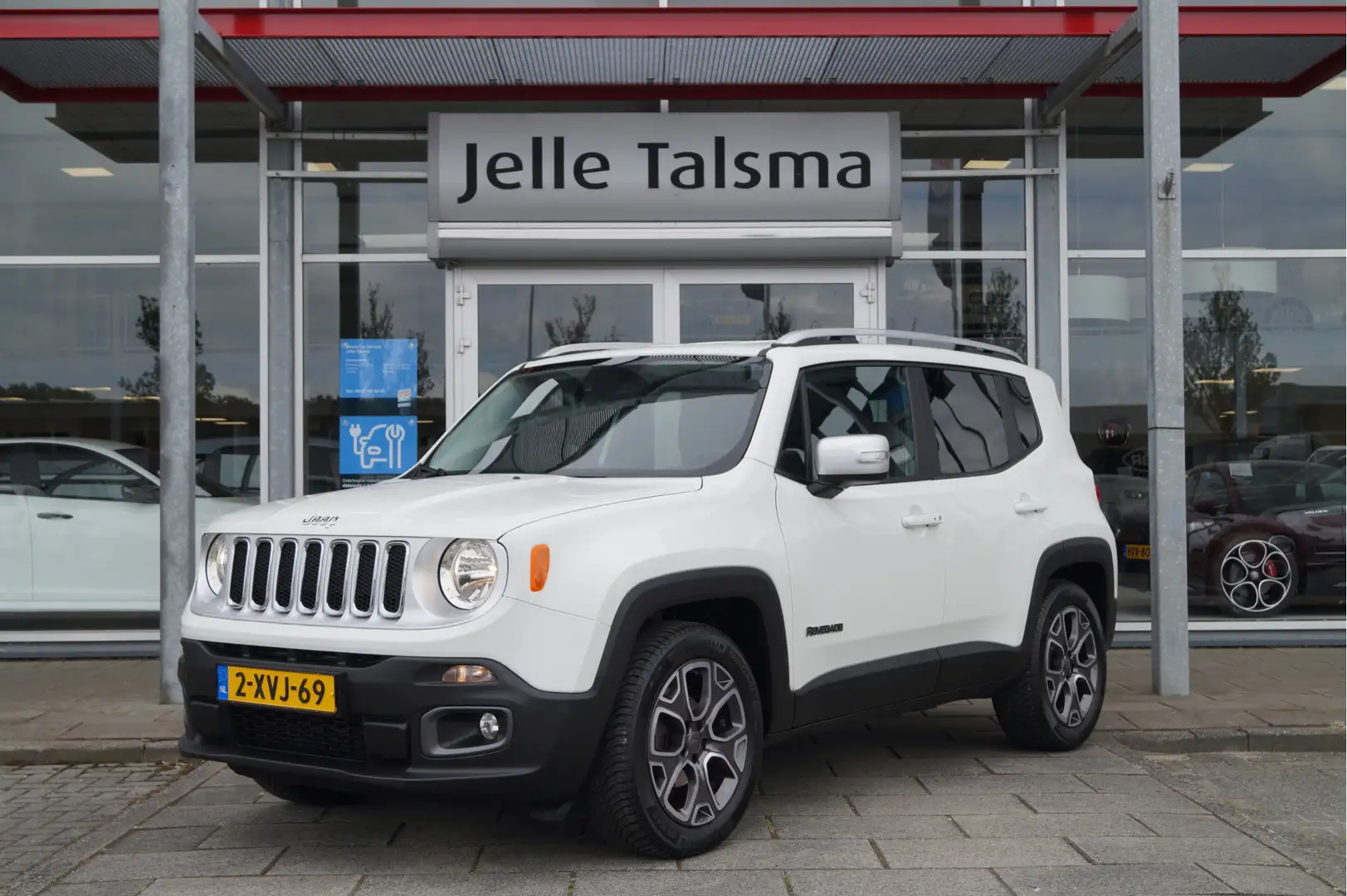 Jeep Renegade 1.4T MultiAir 140 Limited | Lederen Bekleding | Na Wit - 1