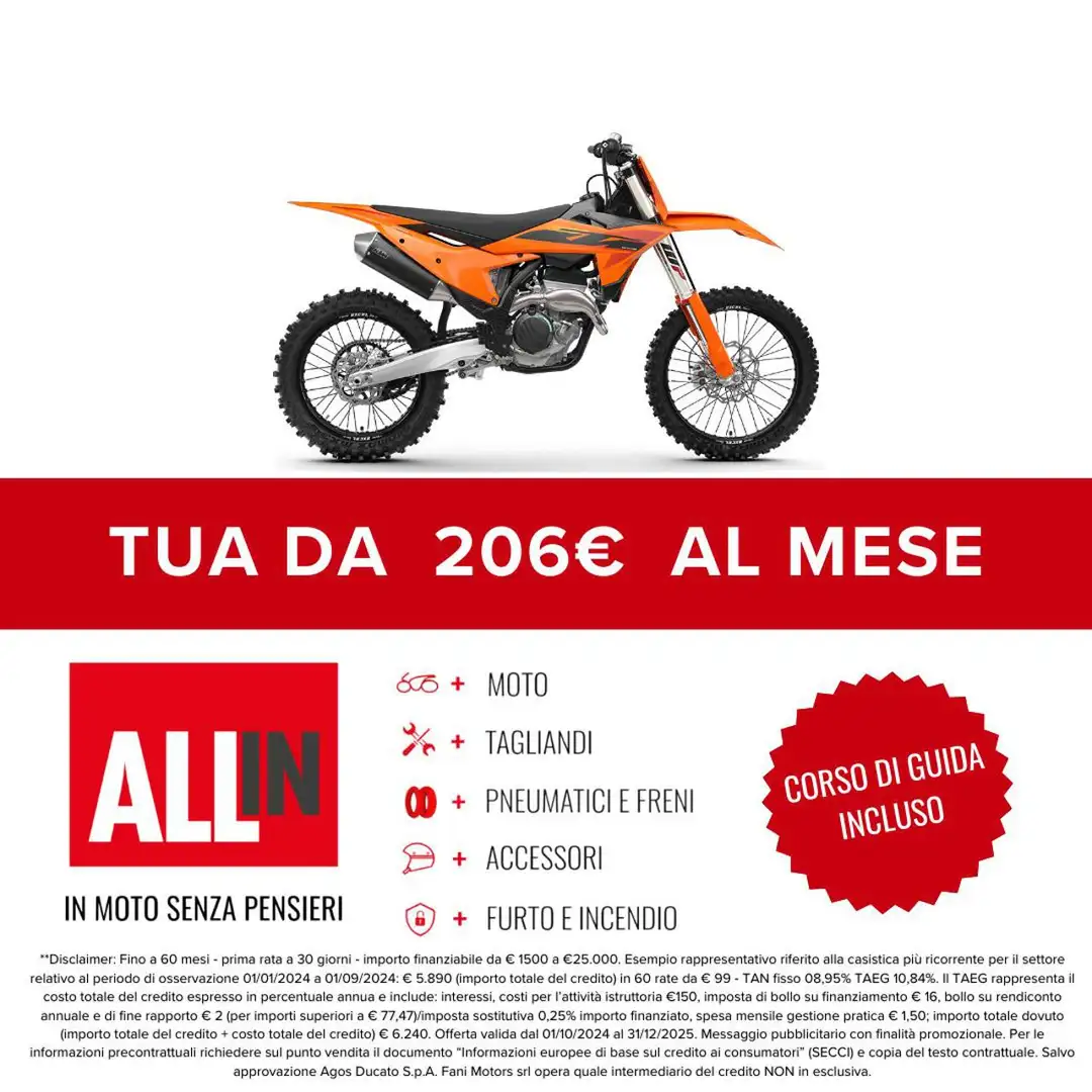 KTM 250 SX SX 250 F 2025 Portocaliu - 2