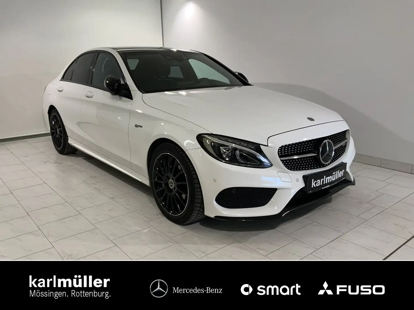 Mercedes-Benz C 43 AMG Mercedes-AMG C 43 4M Pano+Distr+Night+LED+Burmes Blanco - 1