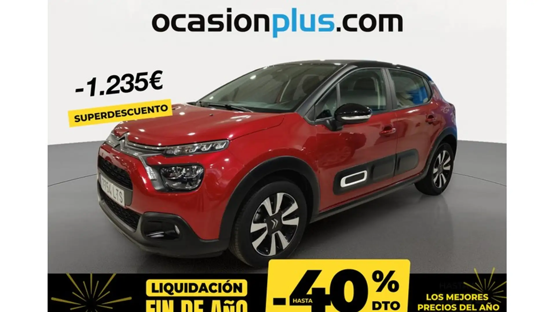 Citroen C3 1.2 PureTech S&S Feel Pack 110 Rouge - 1