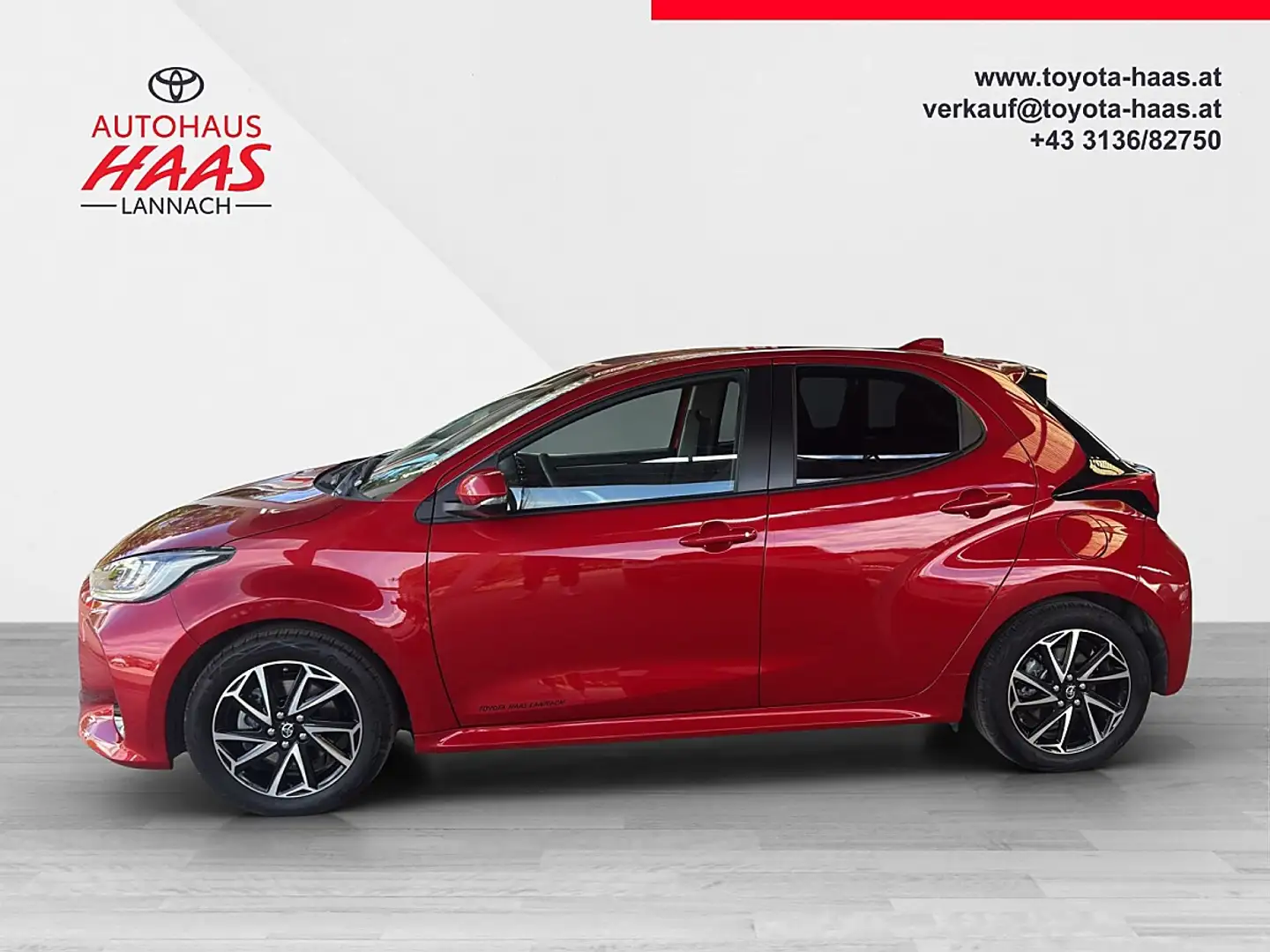 Toyota Yaris 1,5 VVT-i Hybrid Design Rot - 2