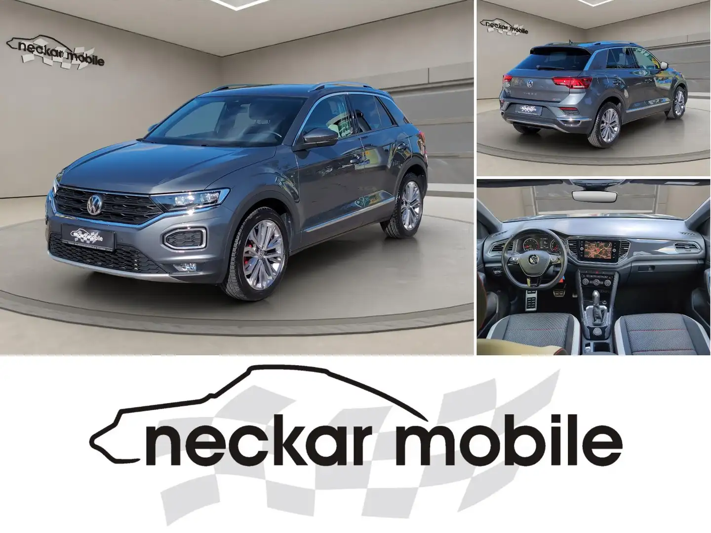 Volkswagen T-Roc 2.0TSI Sport 4x4 DSG ACC LED NAVI LANEASSIS Gris - 1