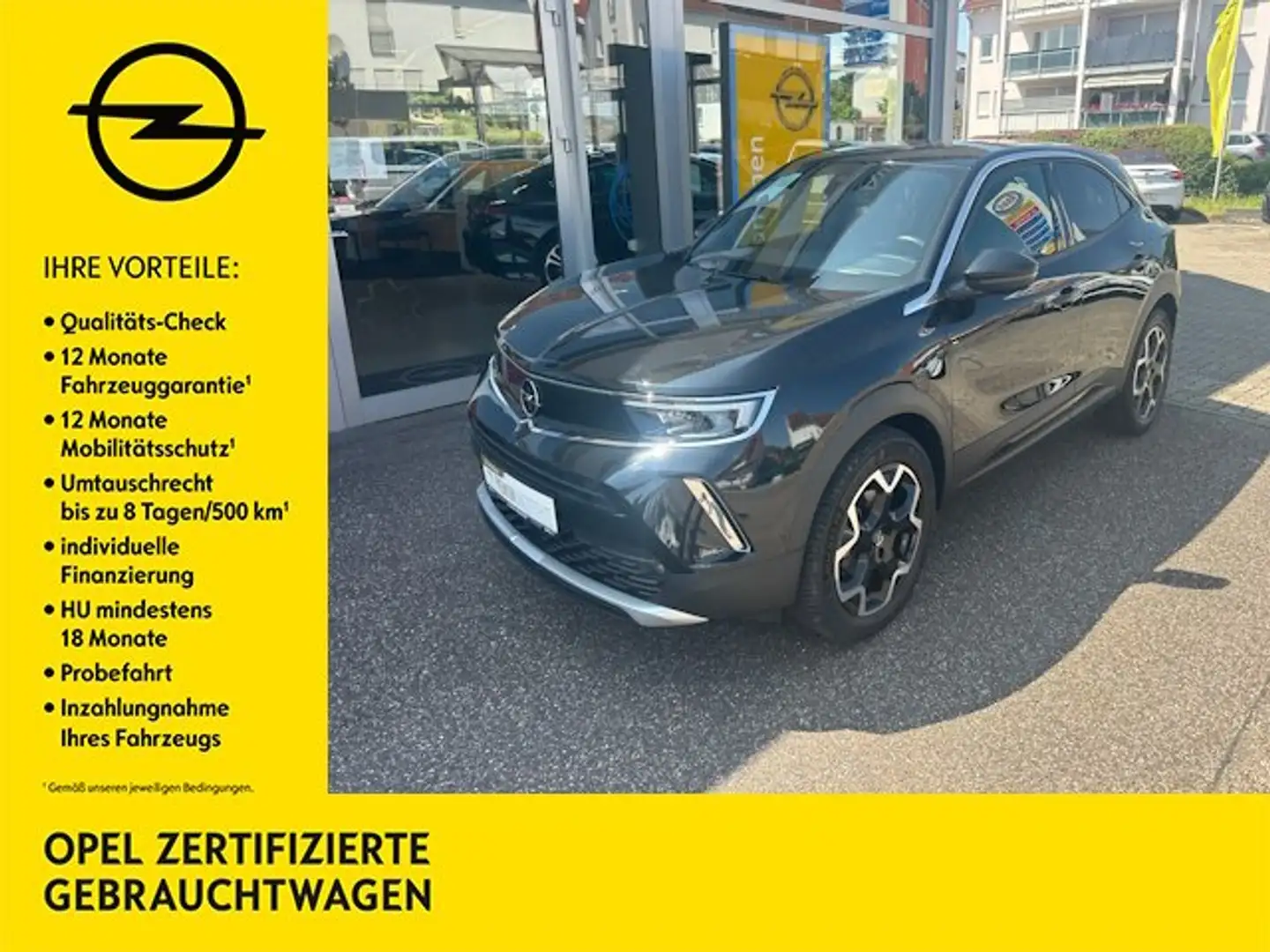 Opel Mokka B Ultimate Alcantara,Matrix-LED,Navi,Kamera,PDC! Zwart - 1