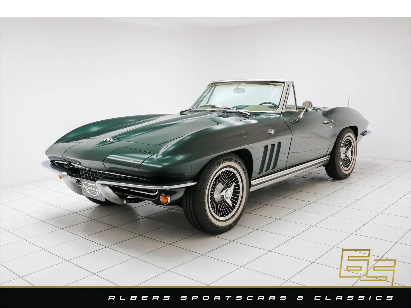 Corvette C2 Sting Ray Convertible * Matching Numbers * Glen Gr Groen - 1