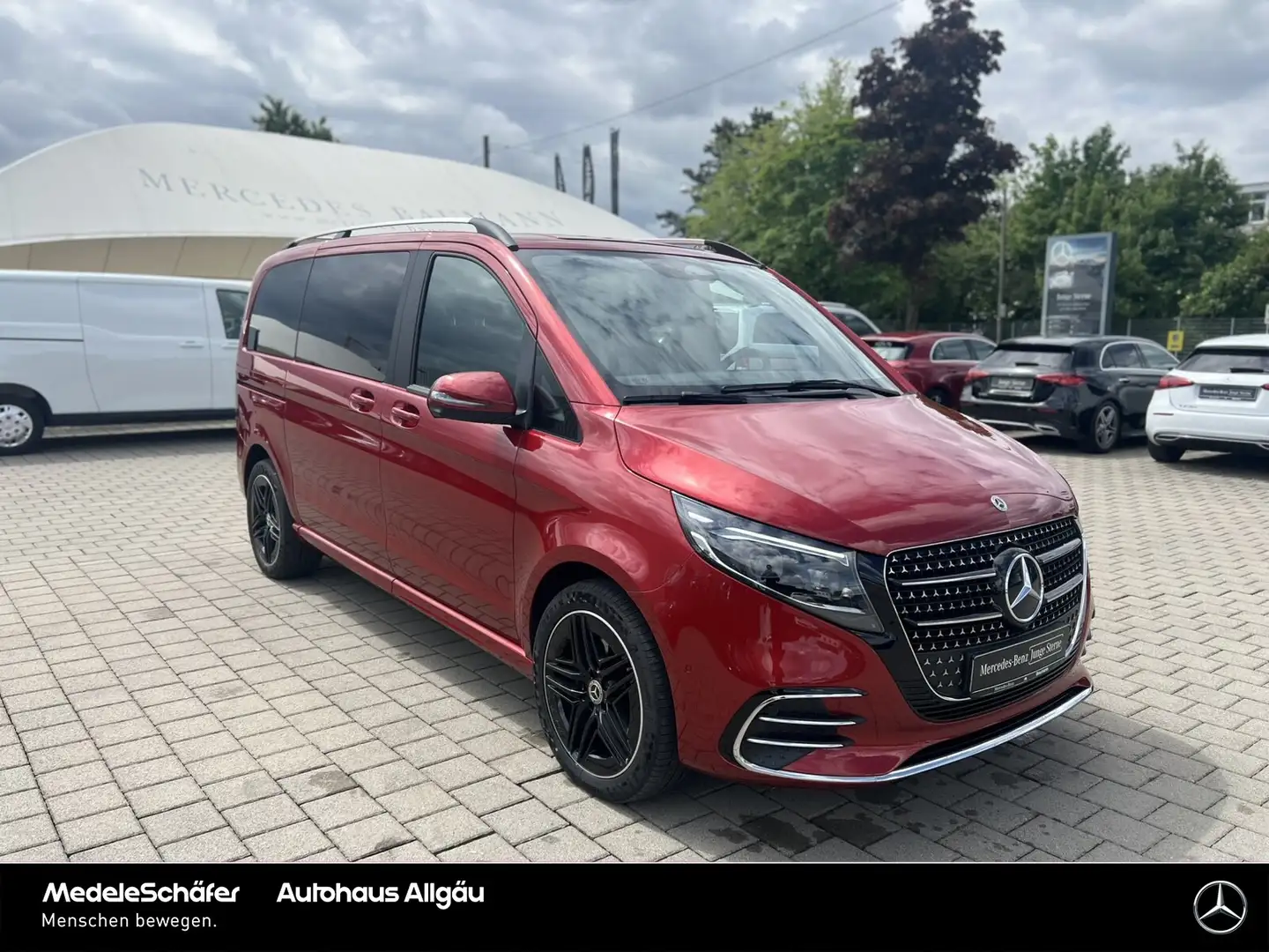 Mercedes-Benz V 220 V 220 d Kompakt 4MATIC STYLE AMG AHK NEUES MODEL Rot - 2