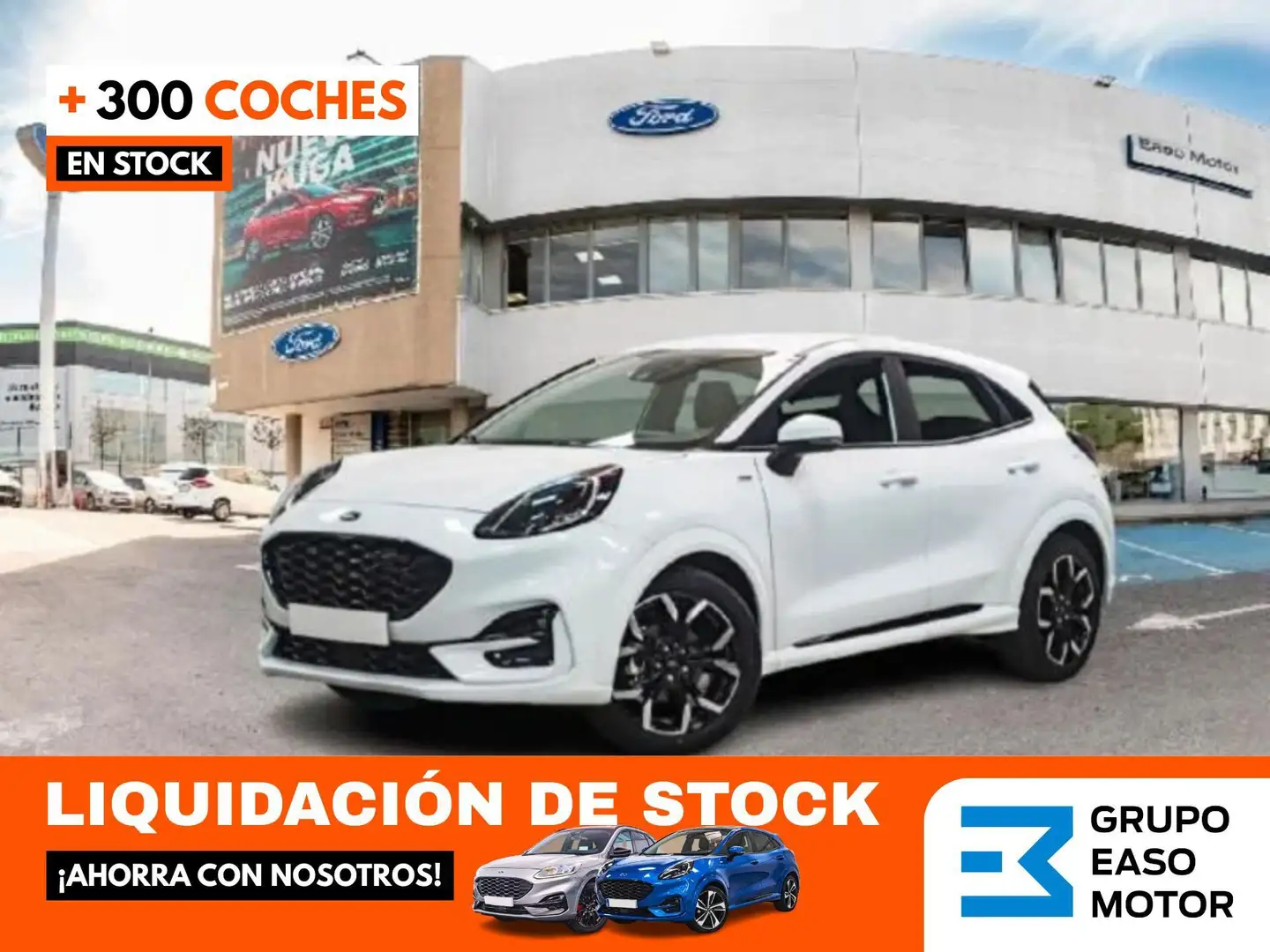 Ford Puma 1.0 EcoBoost MHEV ST-Line X 125 Blanc - 1