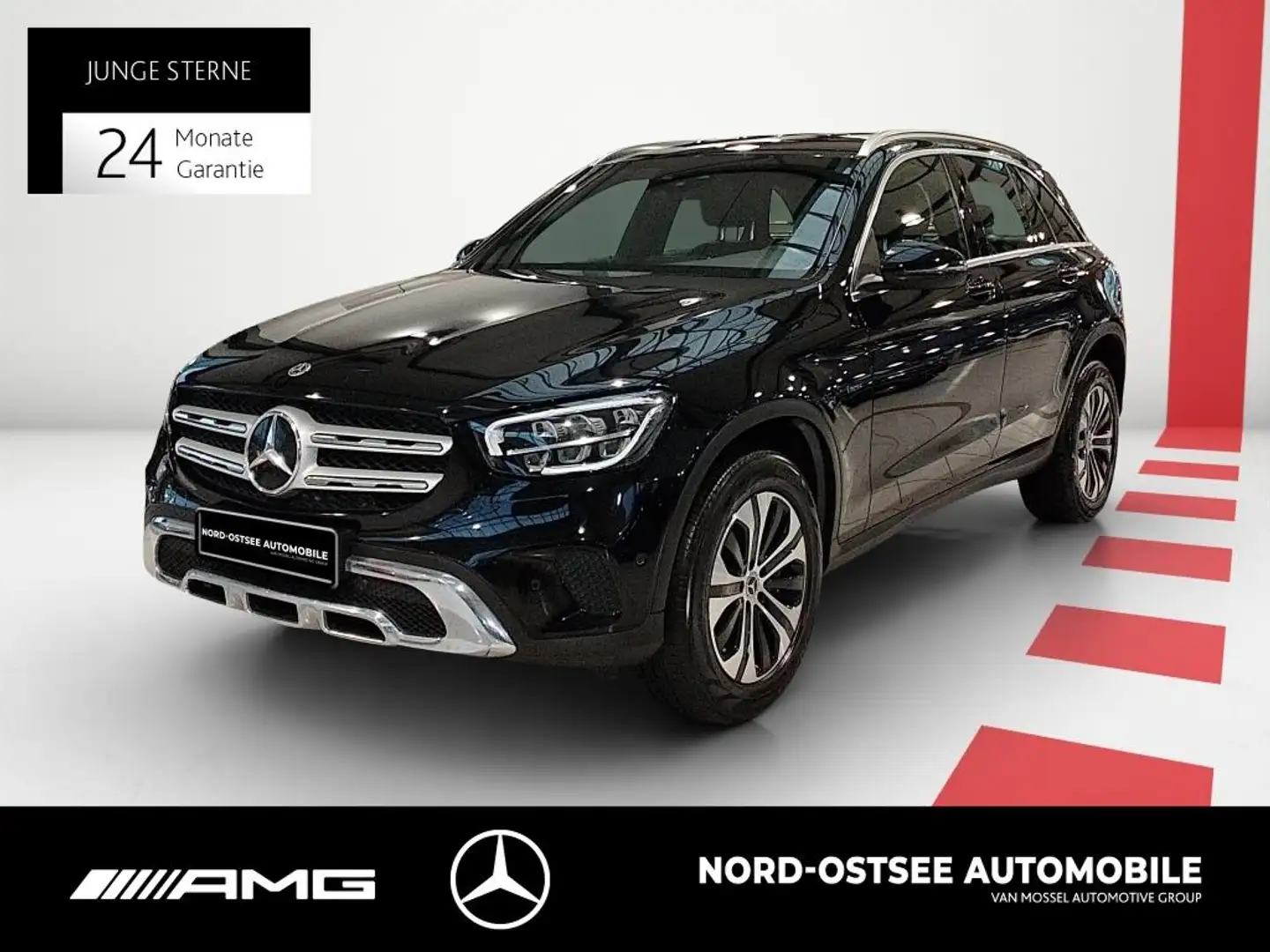 Mercedes-Benz GLC 300 de 4M NAVI KAMERA LED SHZ KEYLESS TEMPO Noir - 1