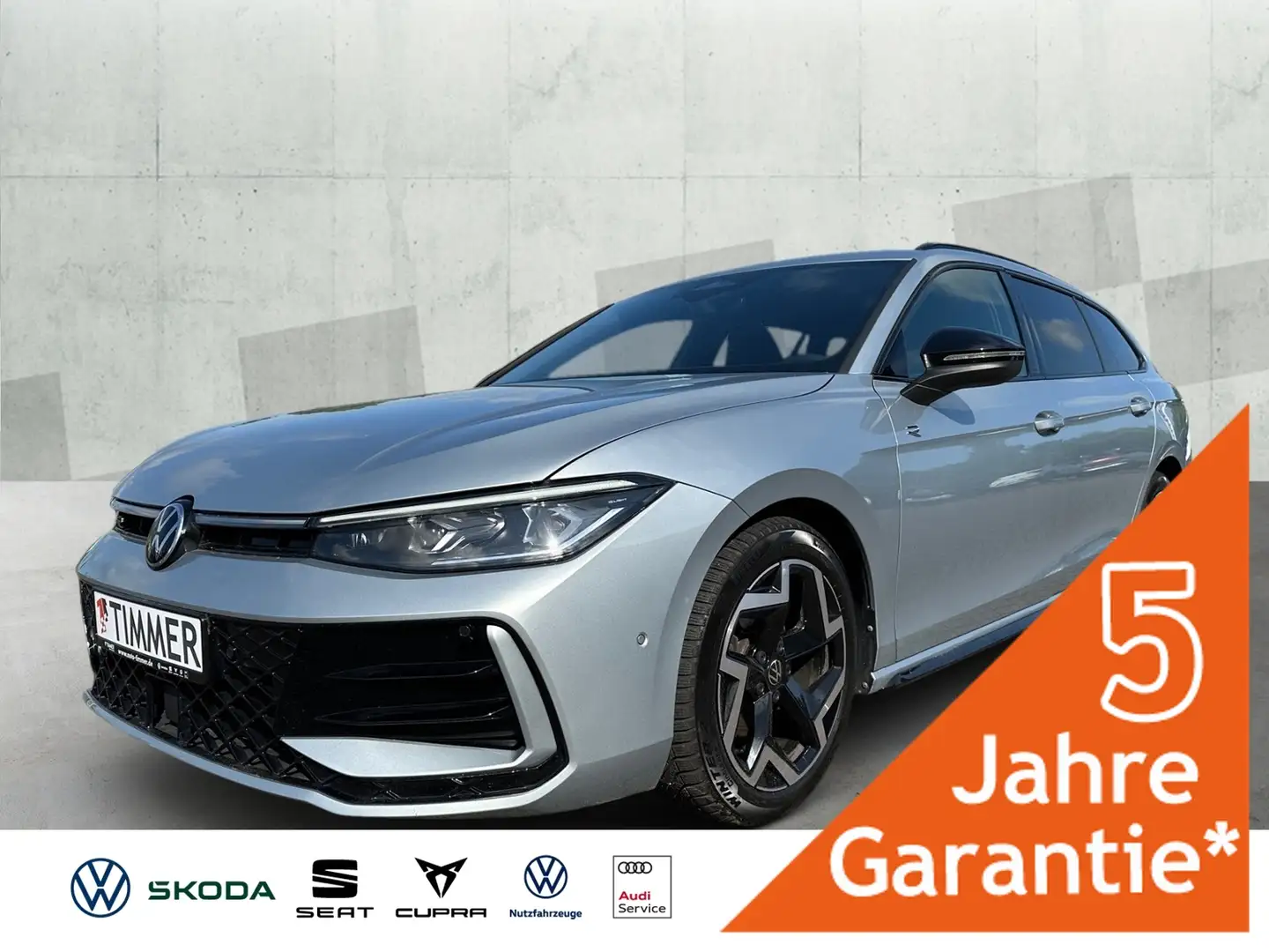 Volkswagen Passat Variant 2.0 TDI DSG R-LINE BLACK STYLE *AHK *IQ *TRAILER Silber - 1