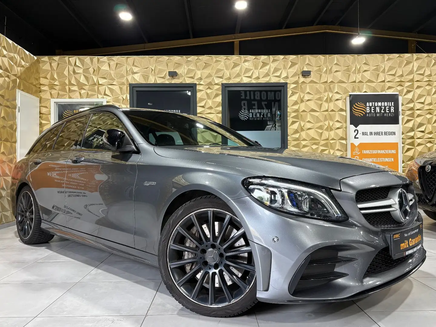Mercedes-Benz C 43 AMG /APPLE/AMBIENTE/HEAD-UP/ALCANTARA/360° siva - 1