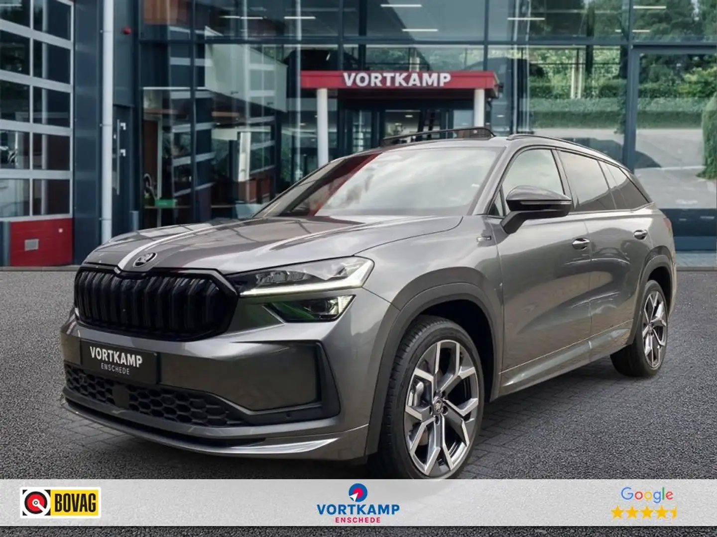 Skoda Kodiaq 1.5 TSI DSG SPORTLINE 7P PANO-DAK/CAMERA/TREKHAAK/ Grijs - 1