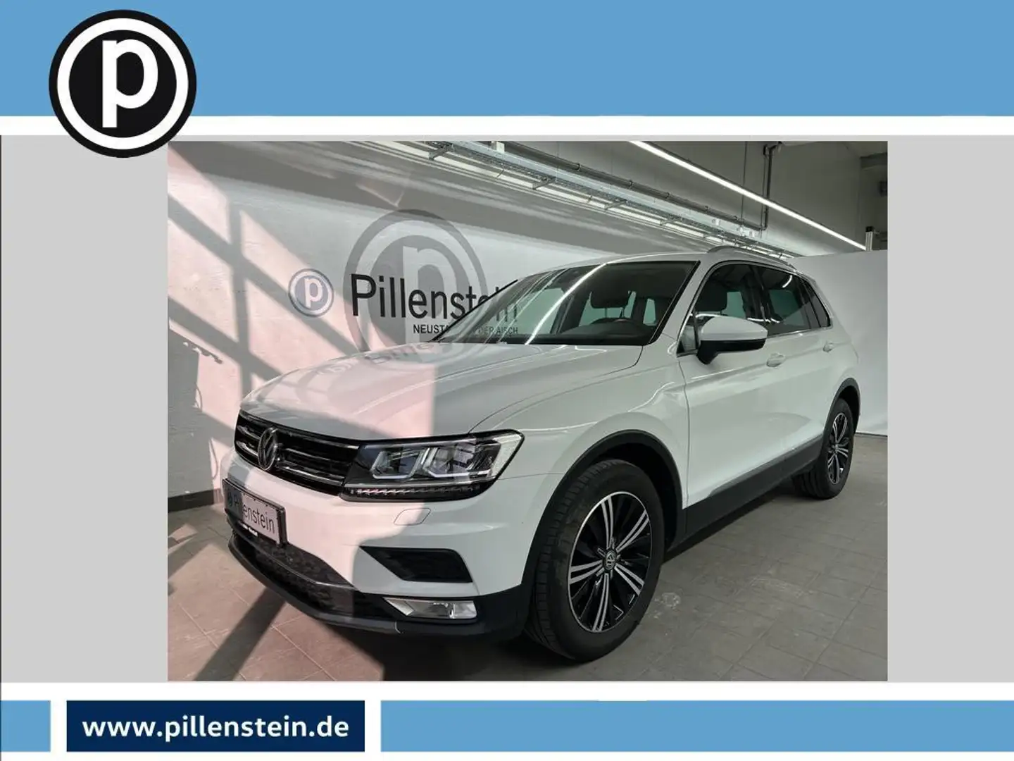 Volkswagen Tiguan TDI HIGHLINE NAVI+LED+18"+eHKL Blanc - 1