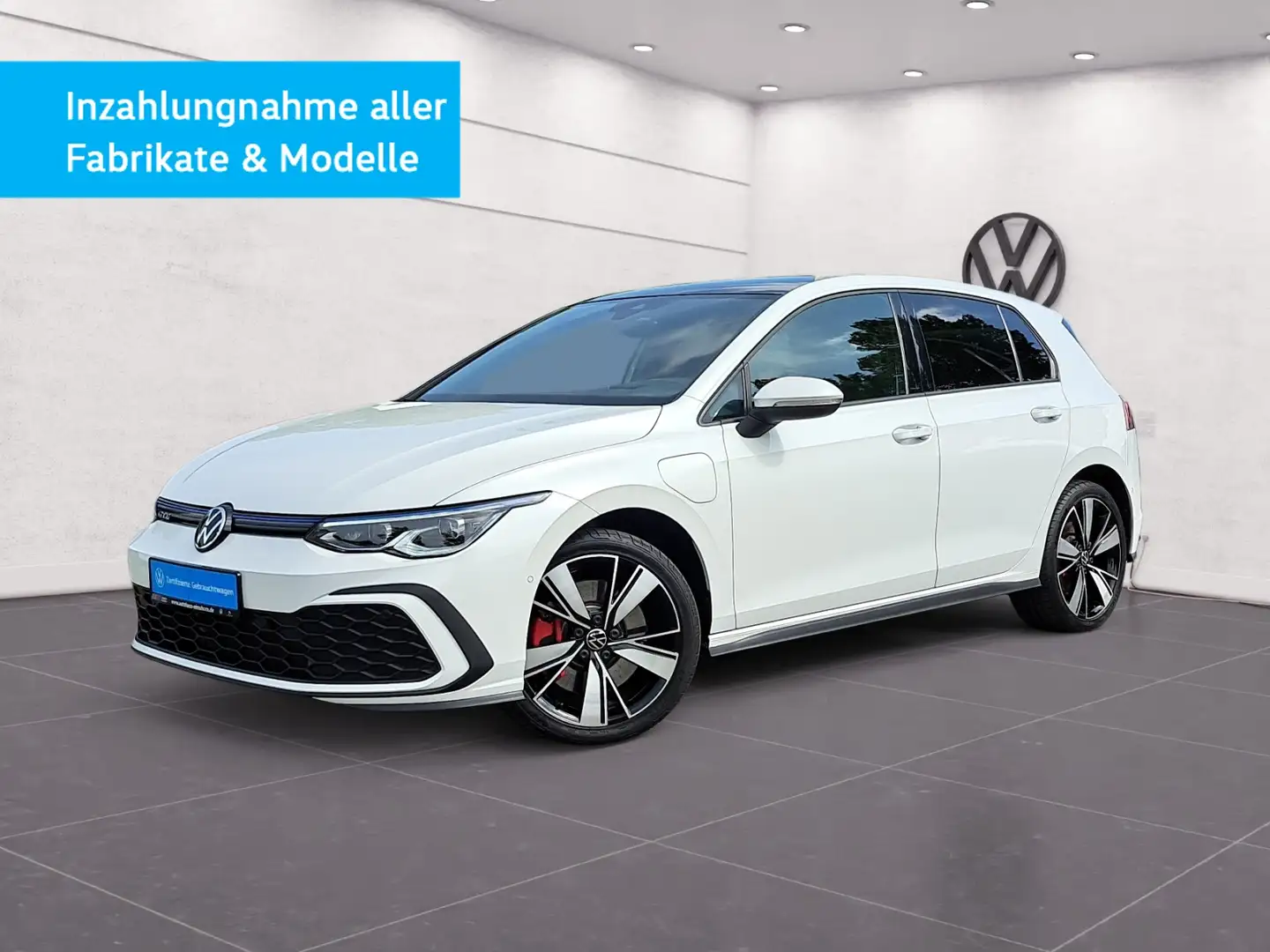 Volkswagen Golf GTE 1.4 TSI DSG eHybrid PANO AHK NAV MATRIX APP KAM A Blanc - 2